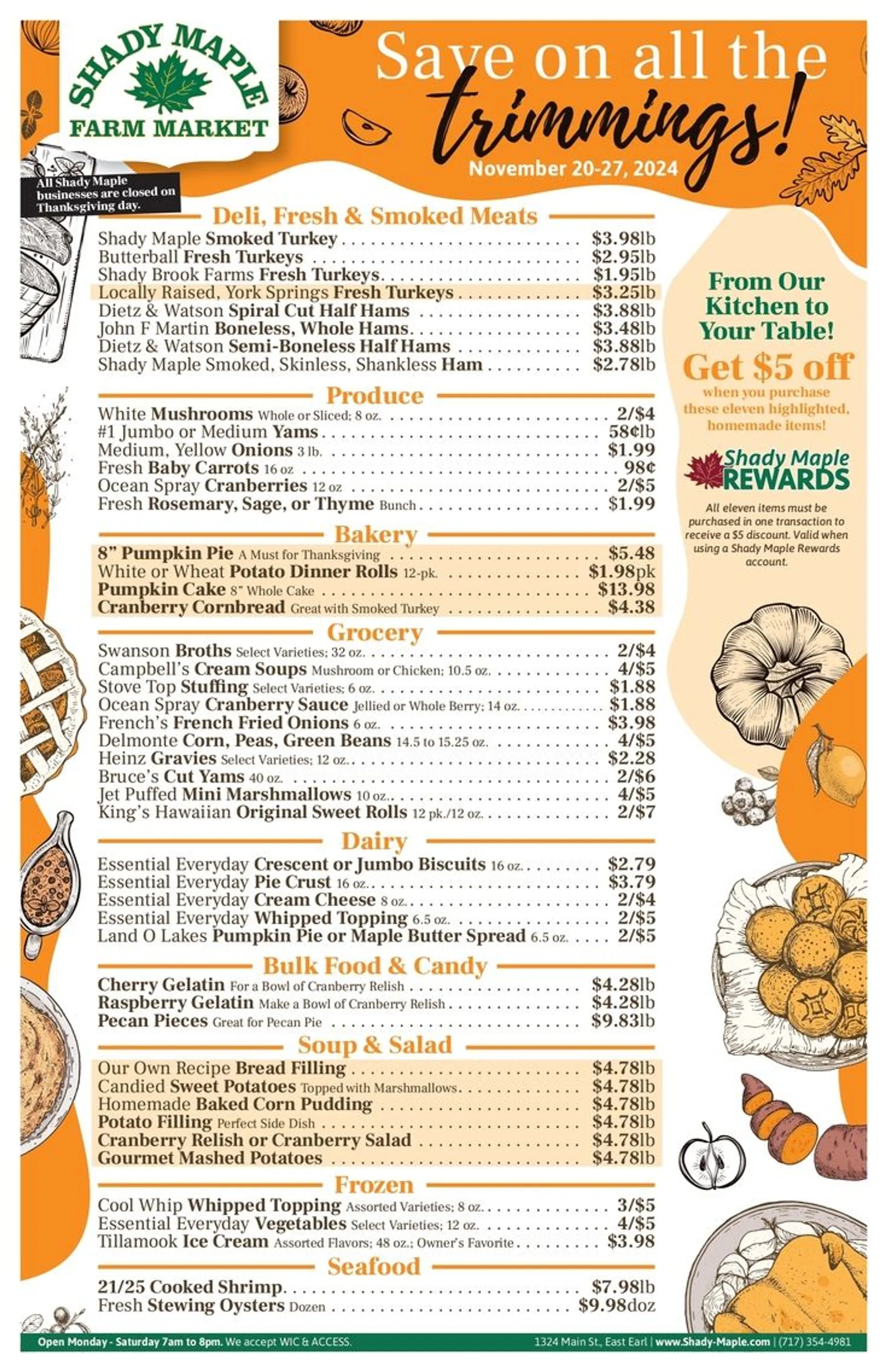 Weekly ad Shady Maple Deals from November 21 to November 27 2024 - Page 