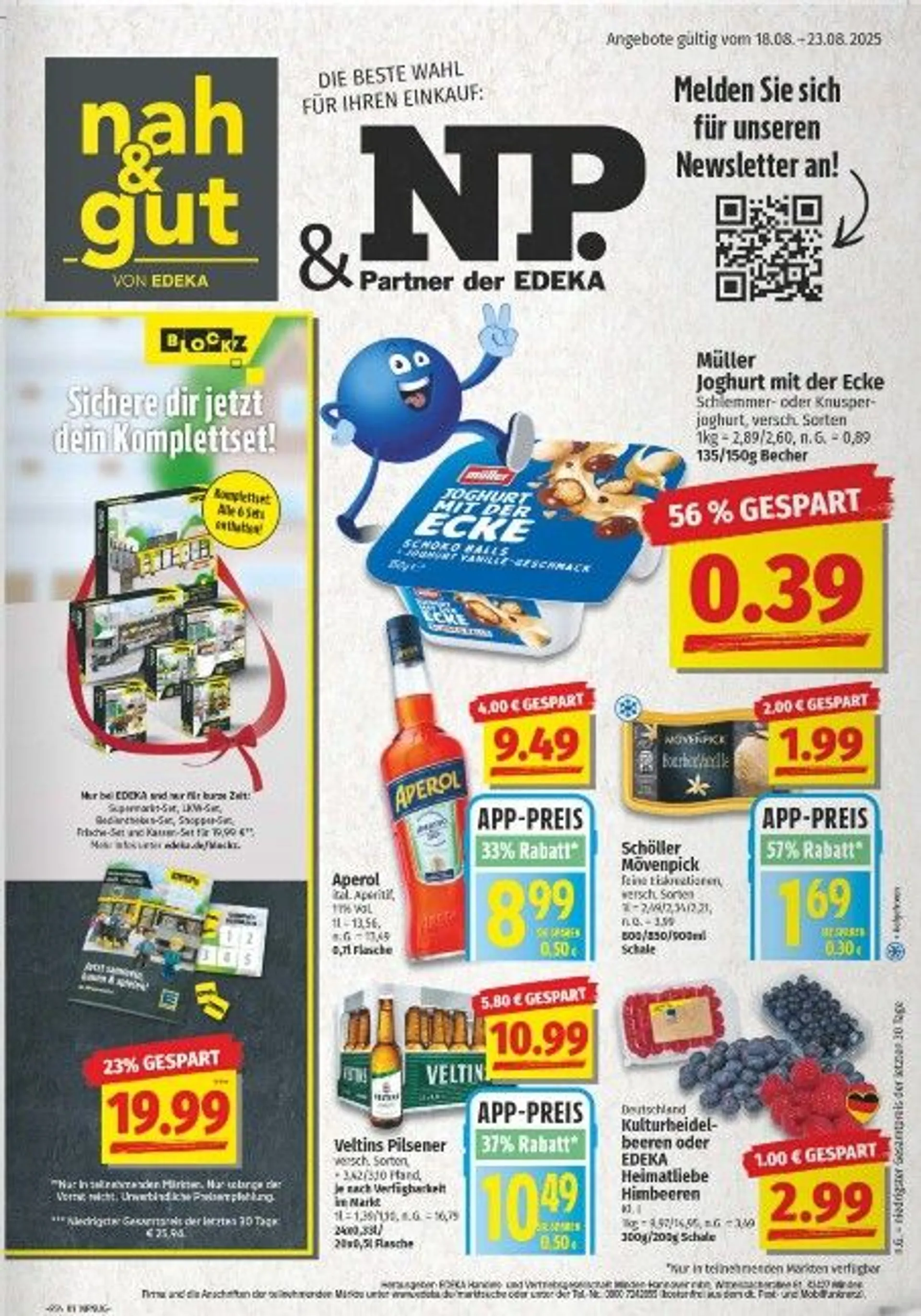 NP Discount - Wöchentliche Prospekte von 18. August bis 23. August 2025 - Prospekt seite 1