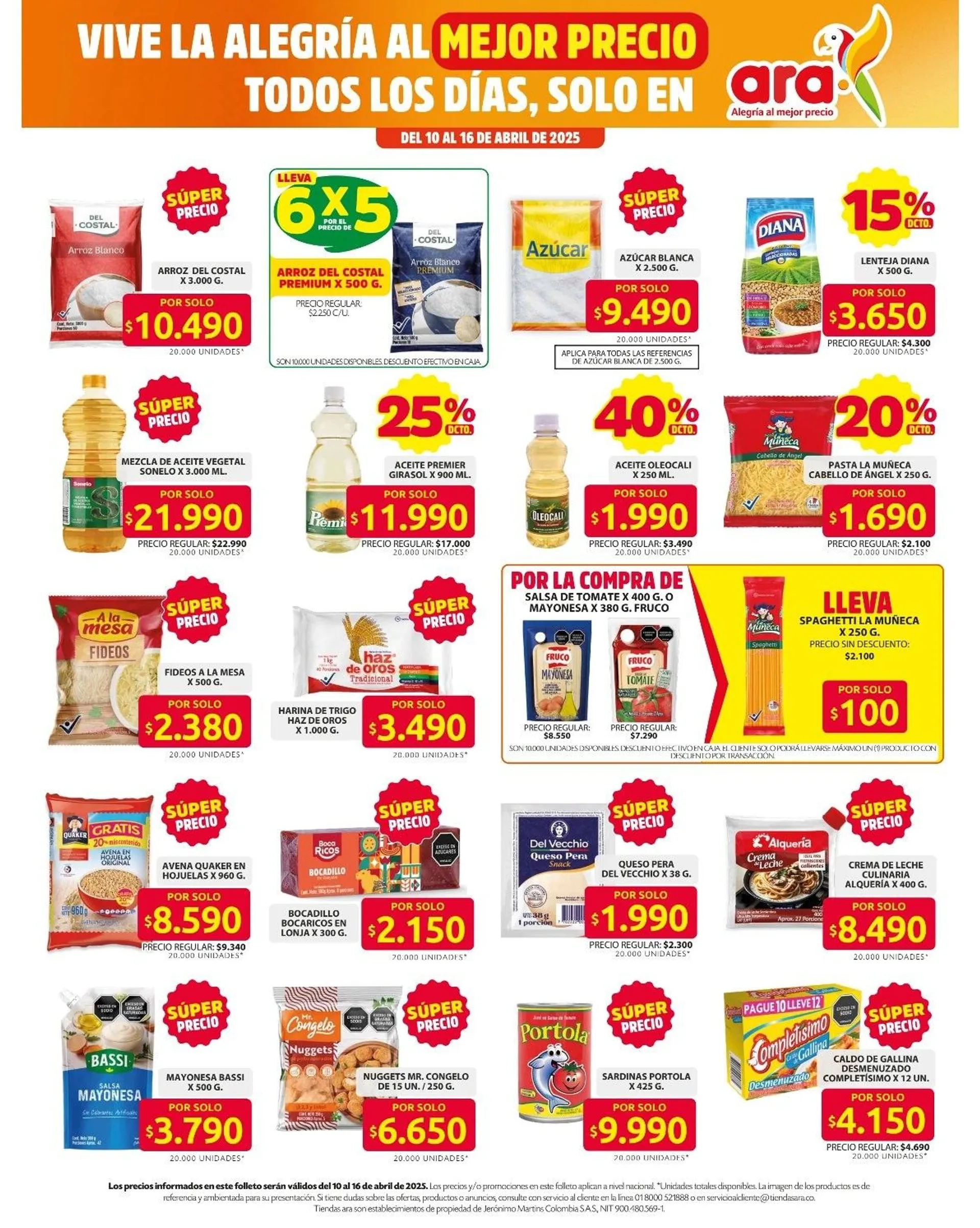Catalogo de Ara Ofertas  10 de abril al 13 de abril 2025 - Pag 2