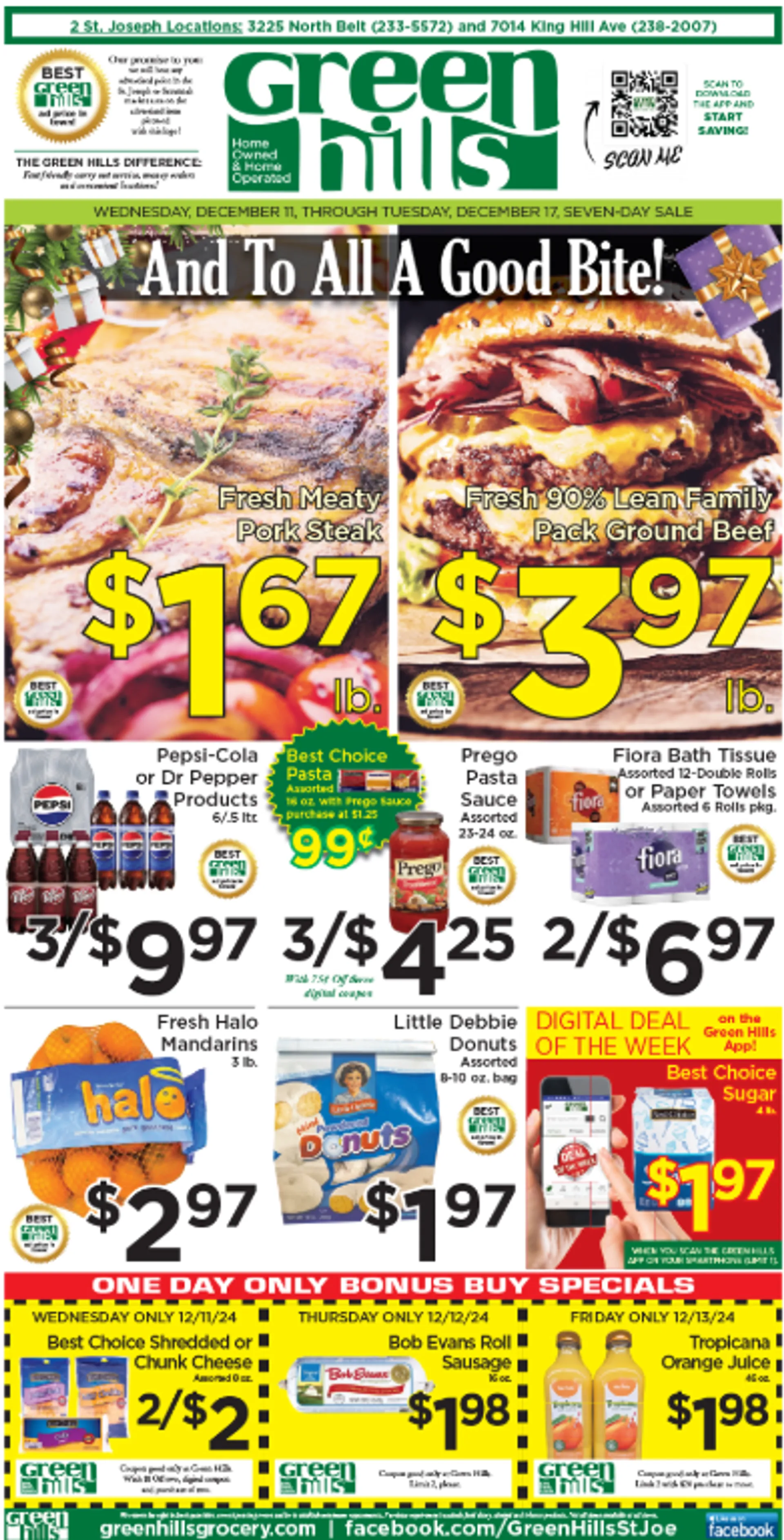 Weekly ad Green Hills Grocery Deals from December 11 to December 17 2024 - Page 