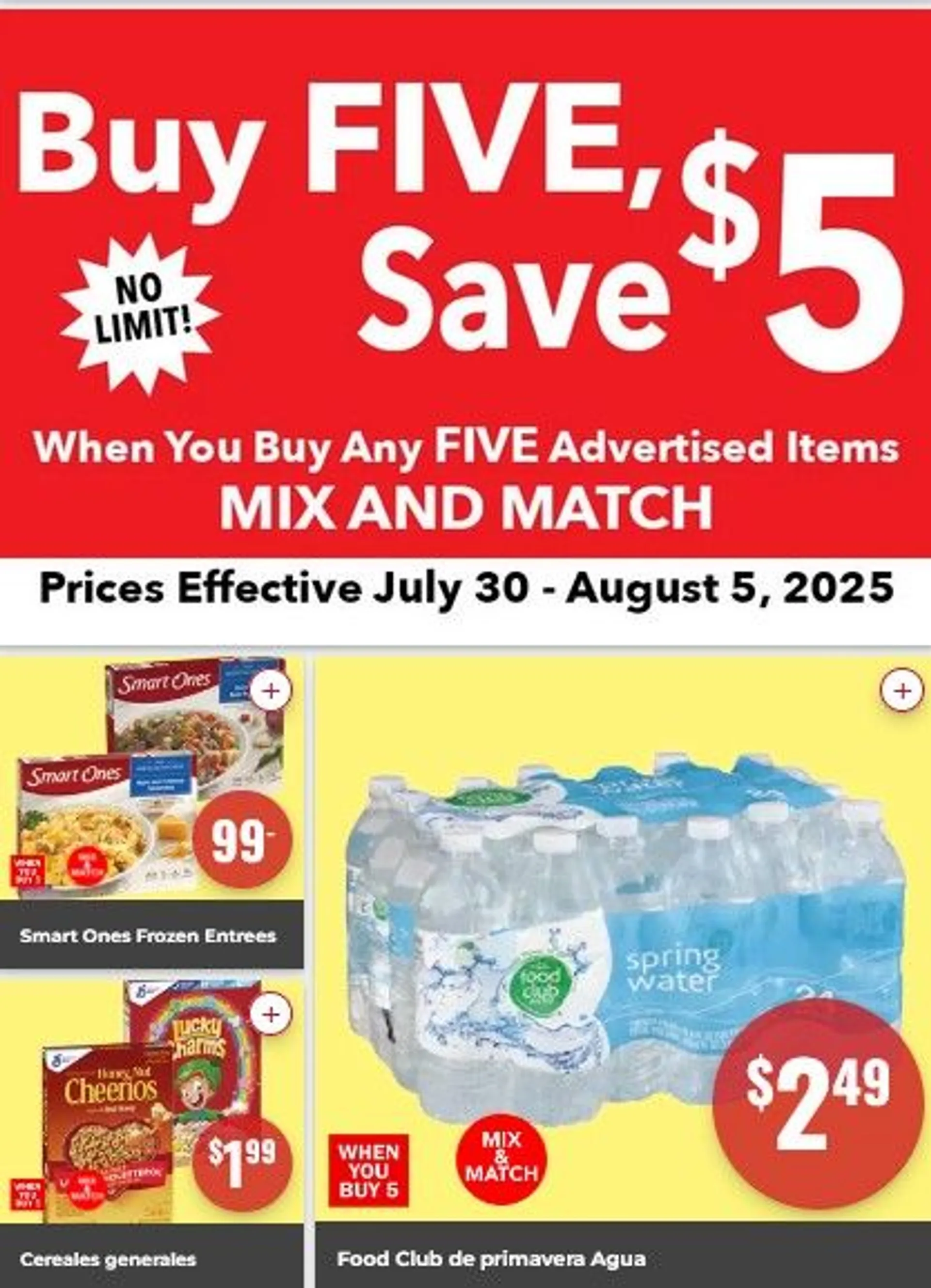 Weekly ad Cash Wise Sales from July 30 to August 5 2025 - Page 1
