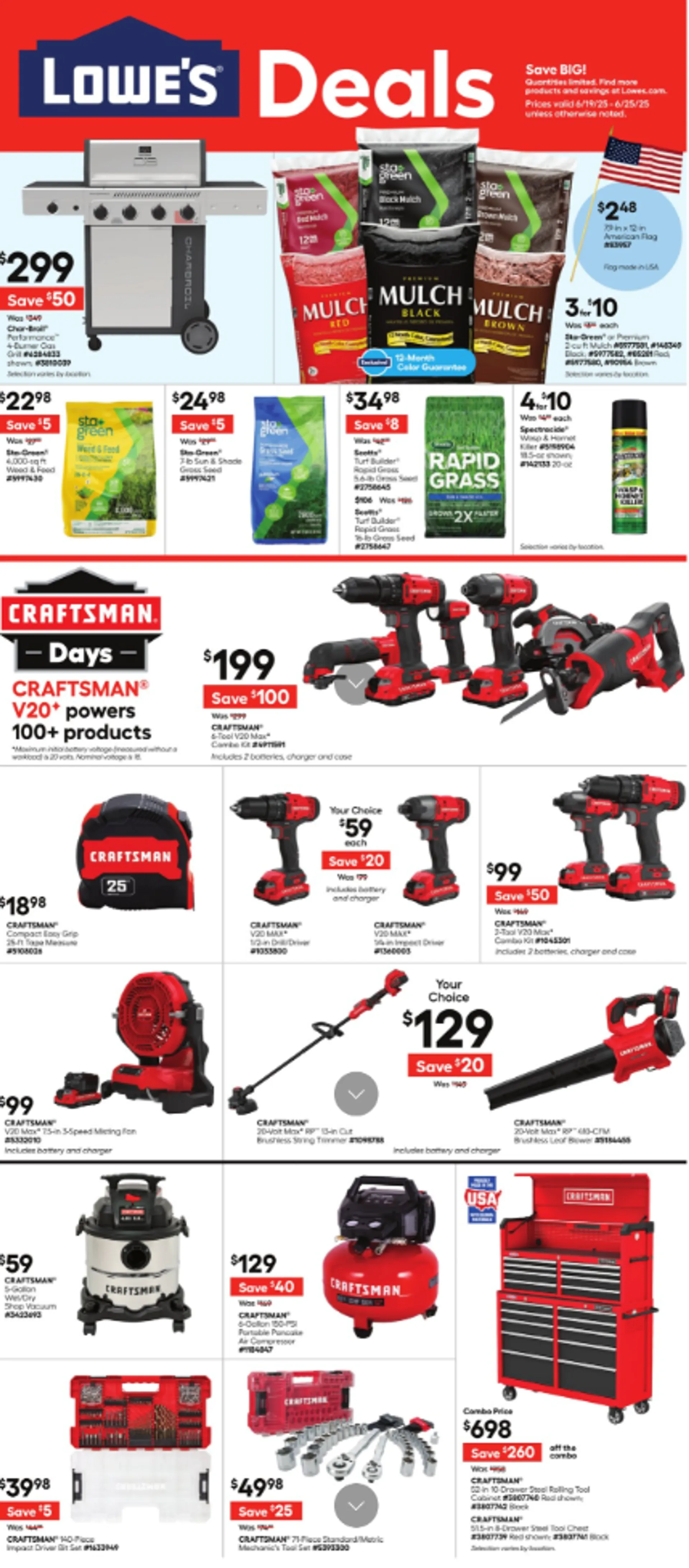 Weekly ad Lowe's Deals from June 19 to June 25 2025 - Page 
