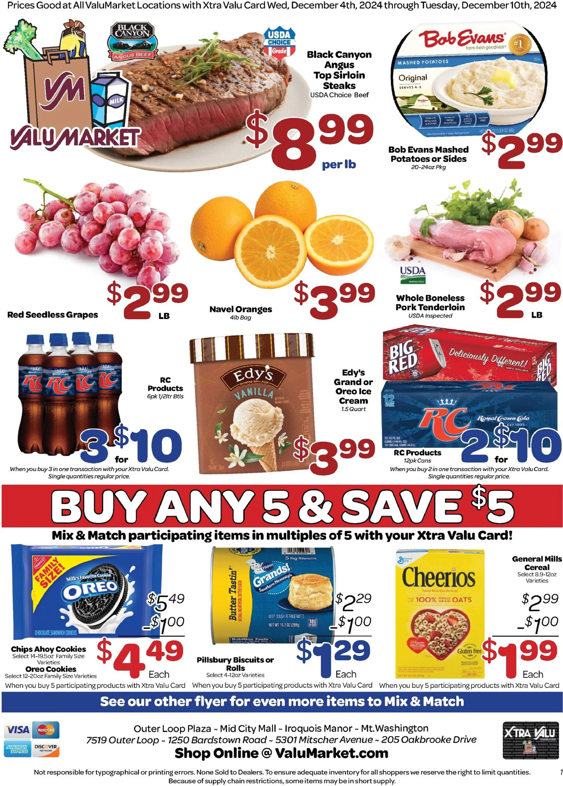 Weekly ad ValuMarket's Weekly Ad from December 4 to December 10 2024 - Page 