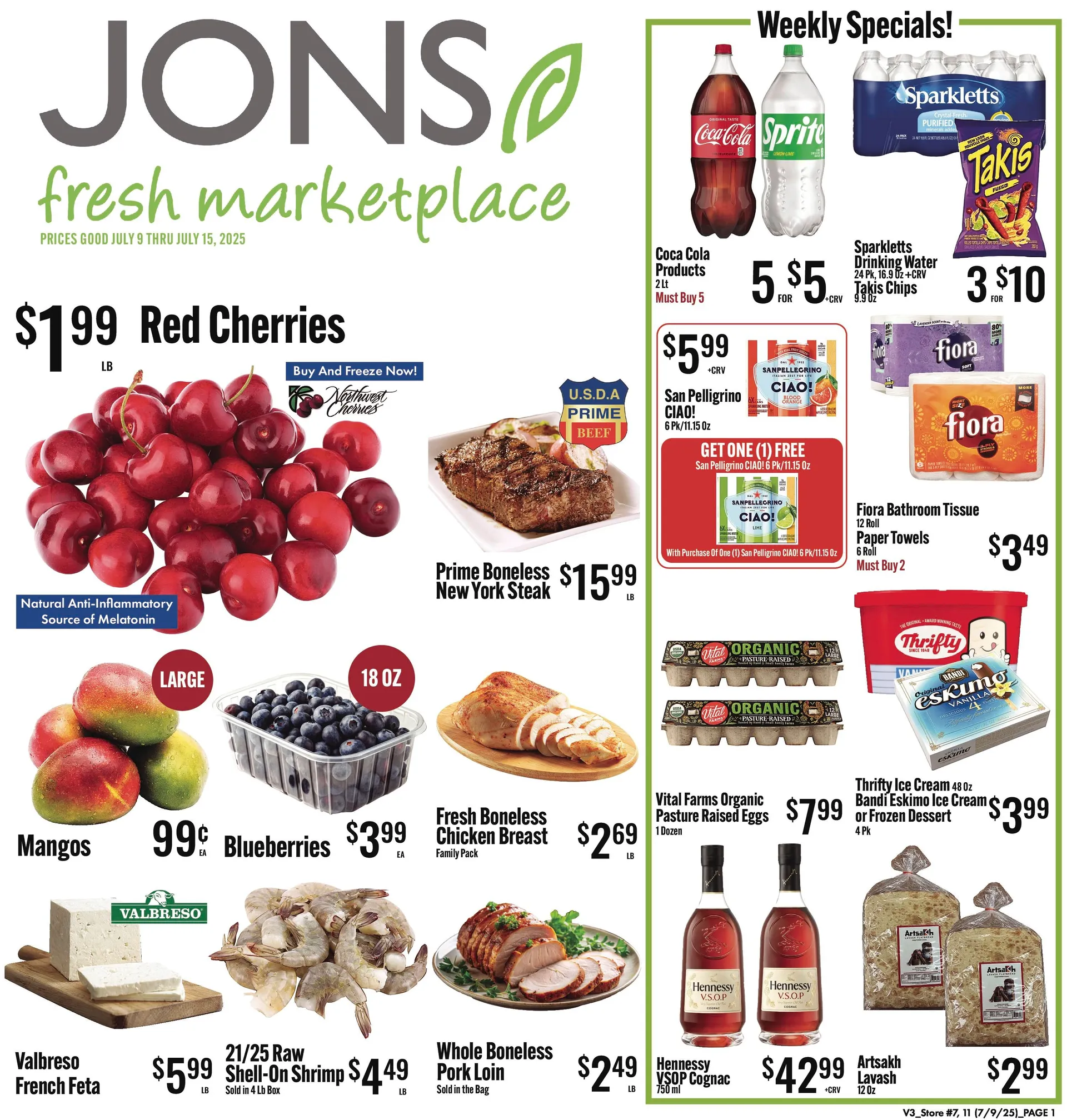 Weekly ad Jons International Sales from July 9 to July 15 2025 - Page 1