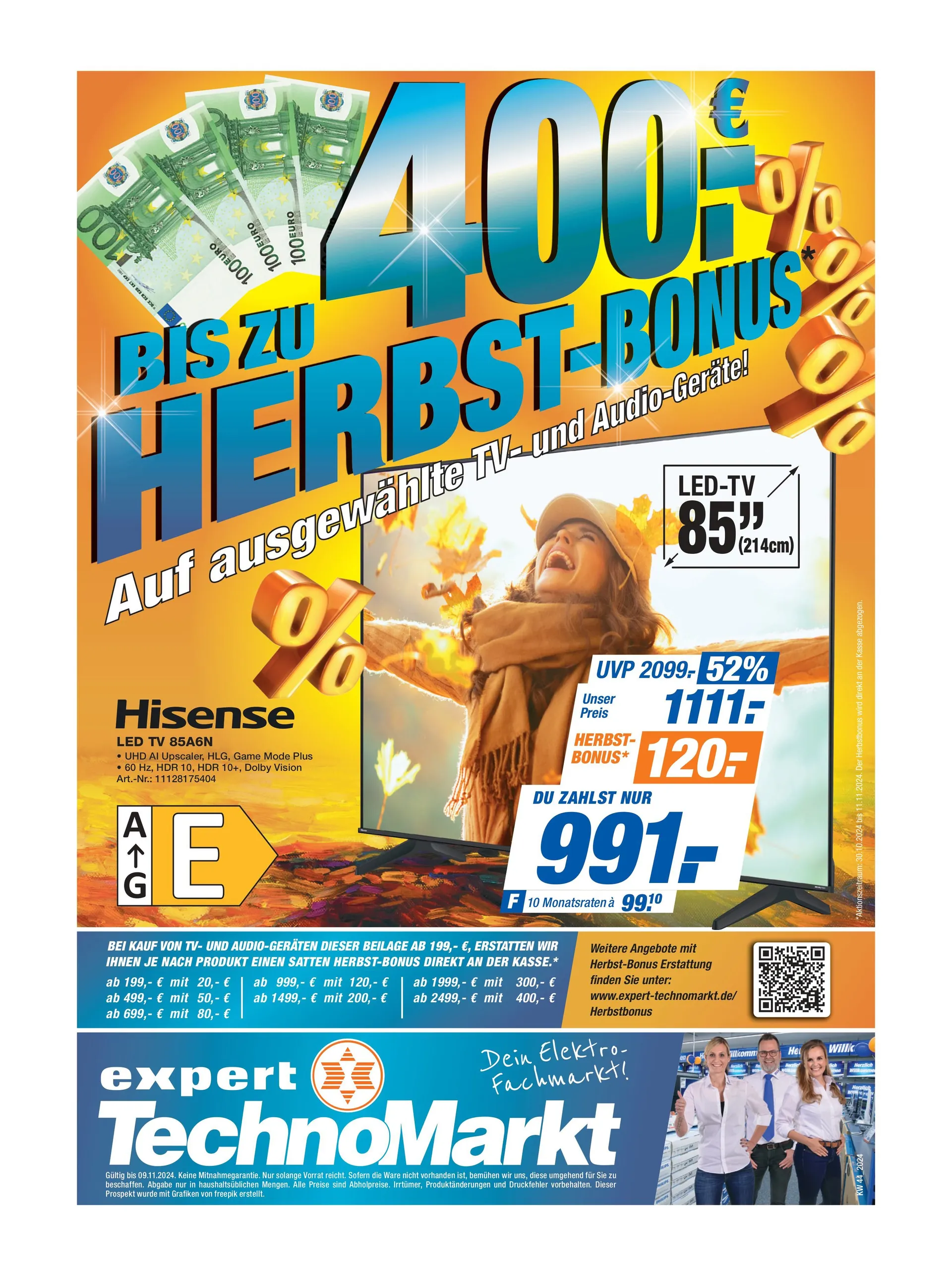 Herbst-bonus von 9. November bis 29. November 2024 - Prospekt seite 