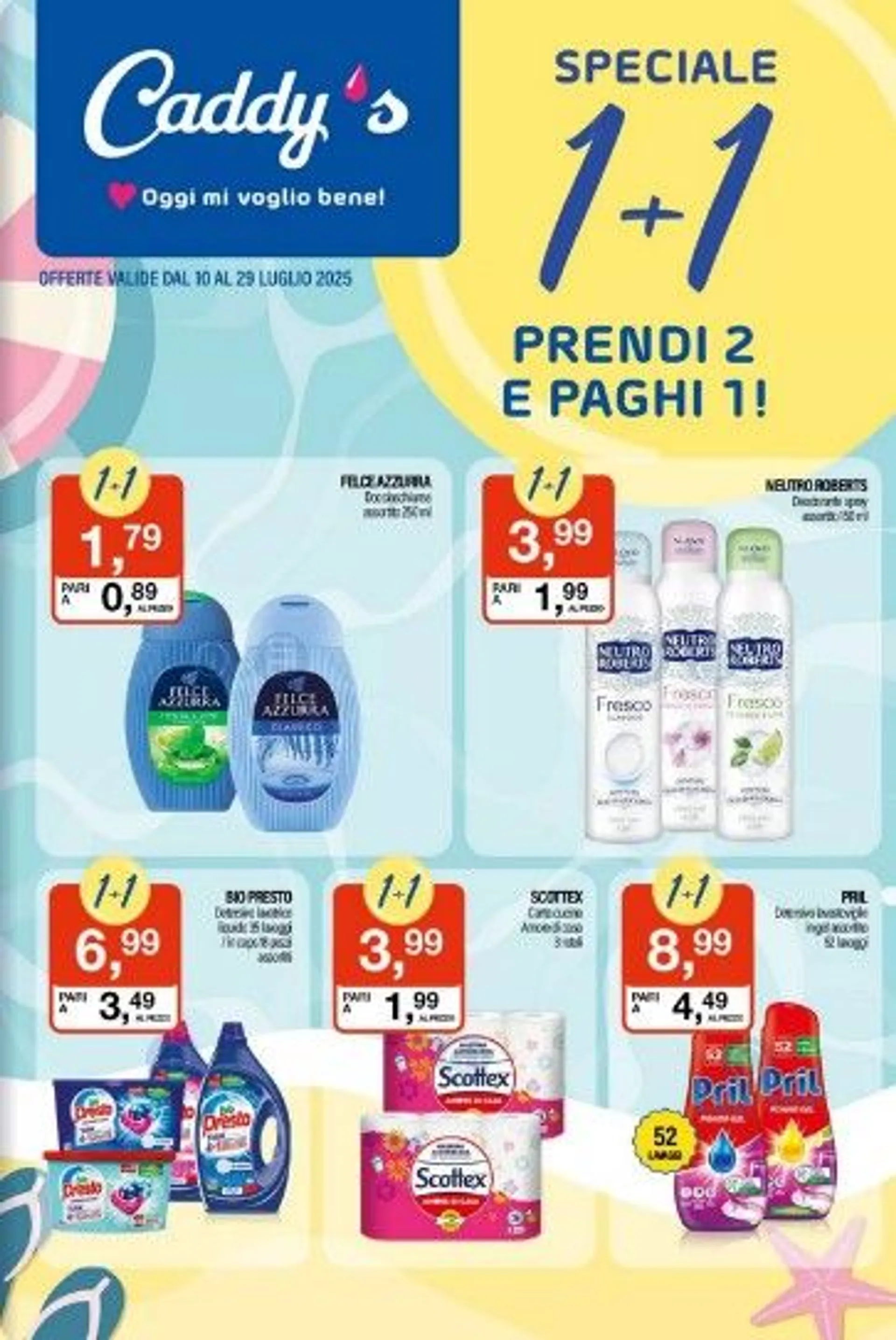 Volantini Caddy's da 10 luglio a 29 luglio di 2025 - Pagina del volantino 1