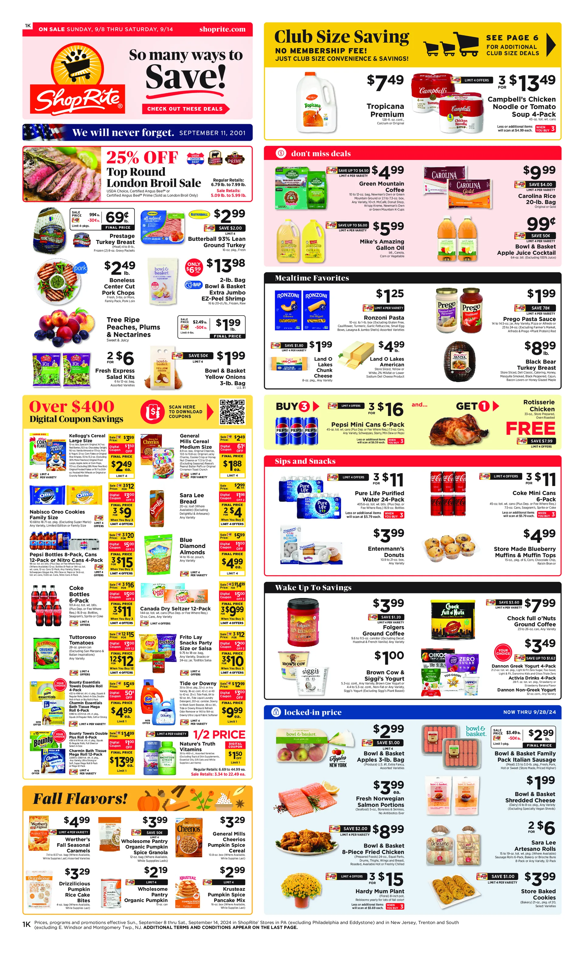 Weekly ad Weekly Ad from September 8 to September 14 2024 - Page 