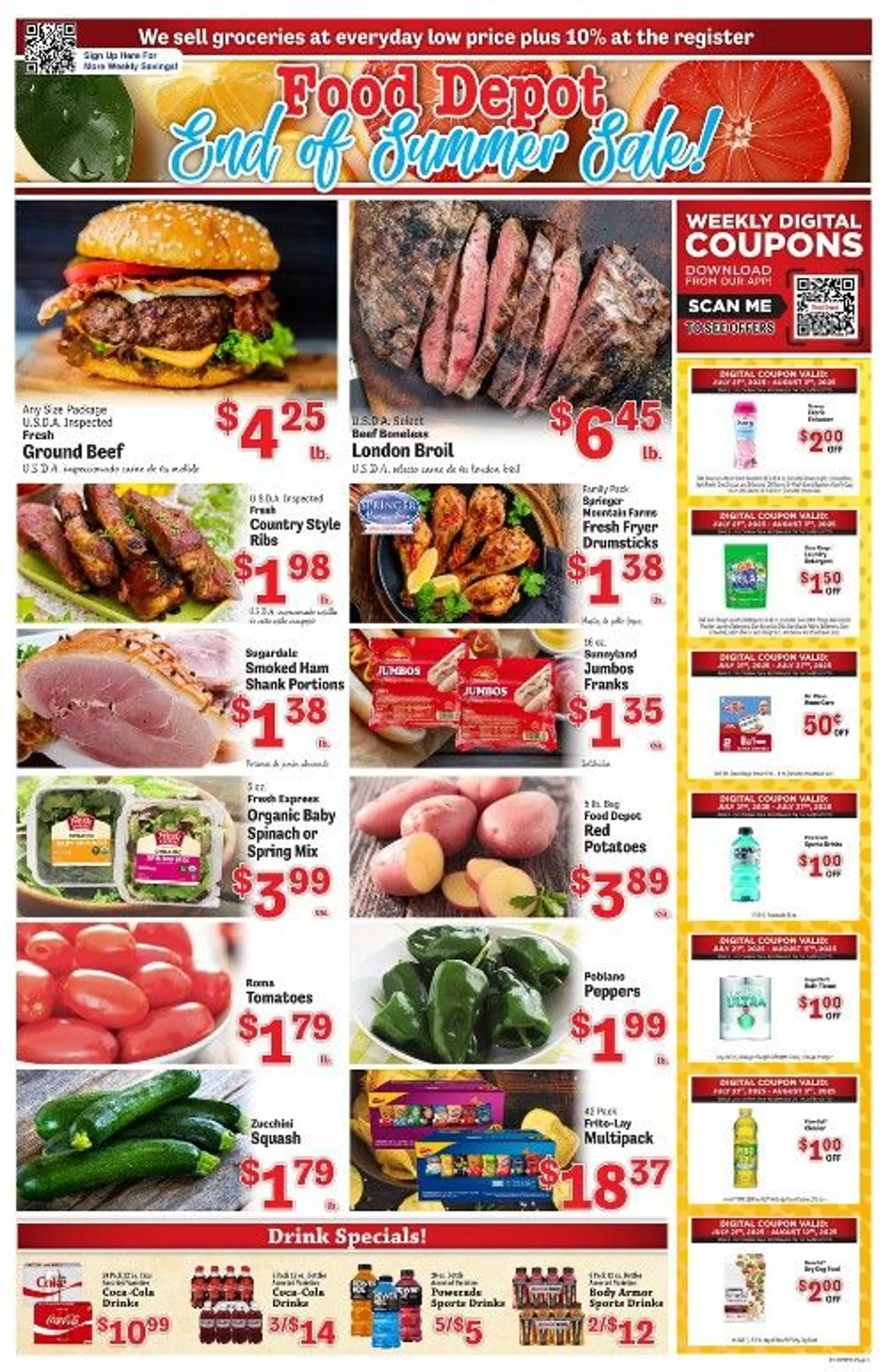 Weekly ad Food Depot Sales from July 21 to July 27 2025 - Page 1