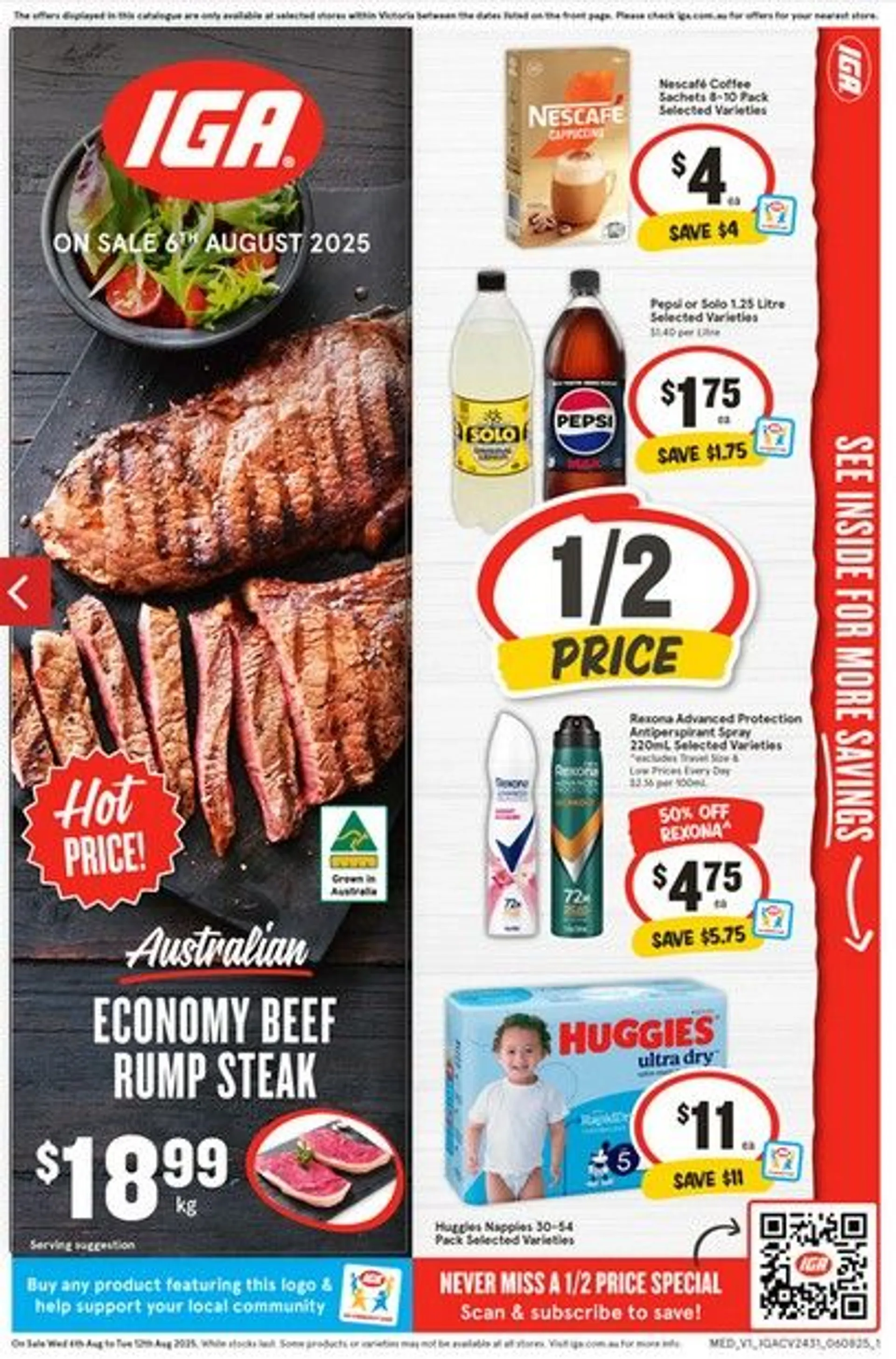 Weekly ad IGA  Sales from August 8 to August 12 2025 - Page 1