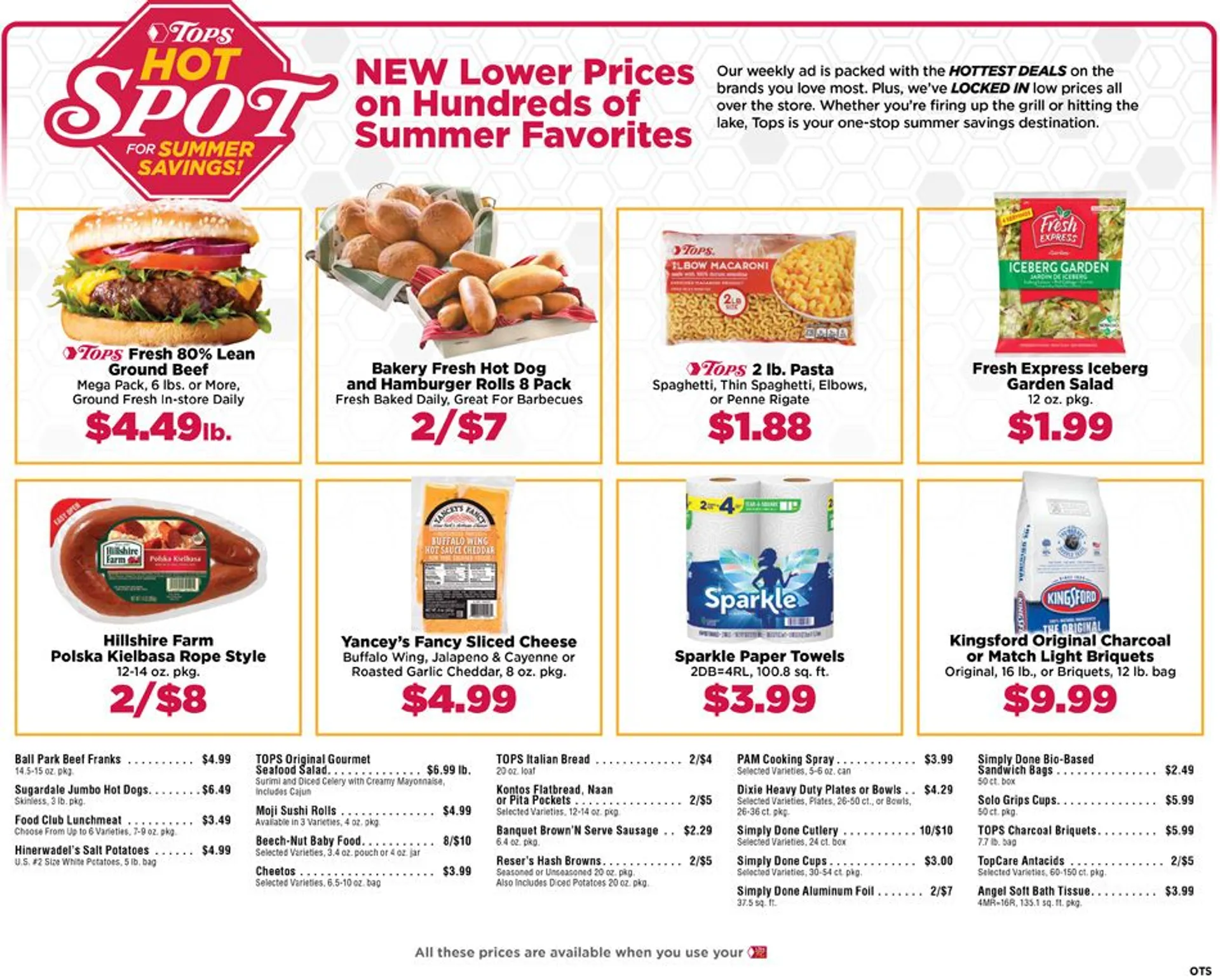 Weekly ad Tops Friendly Markets weekly ads from June 1 to July 12 2025 - Page 1