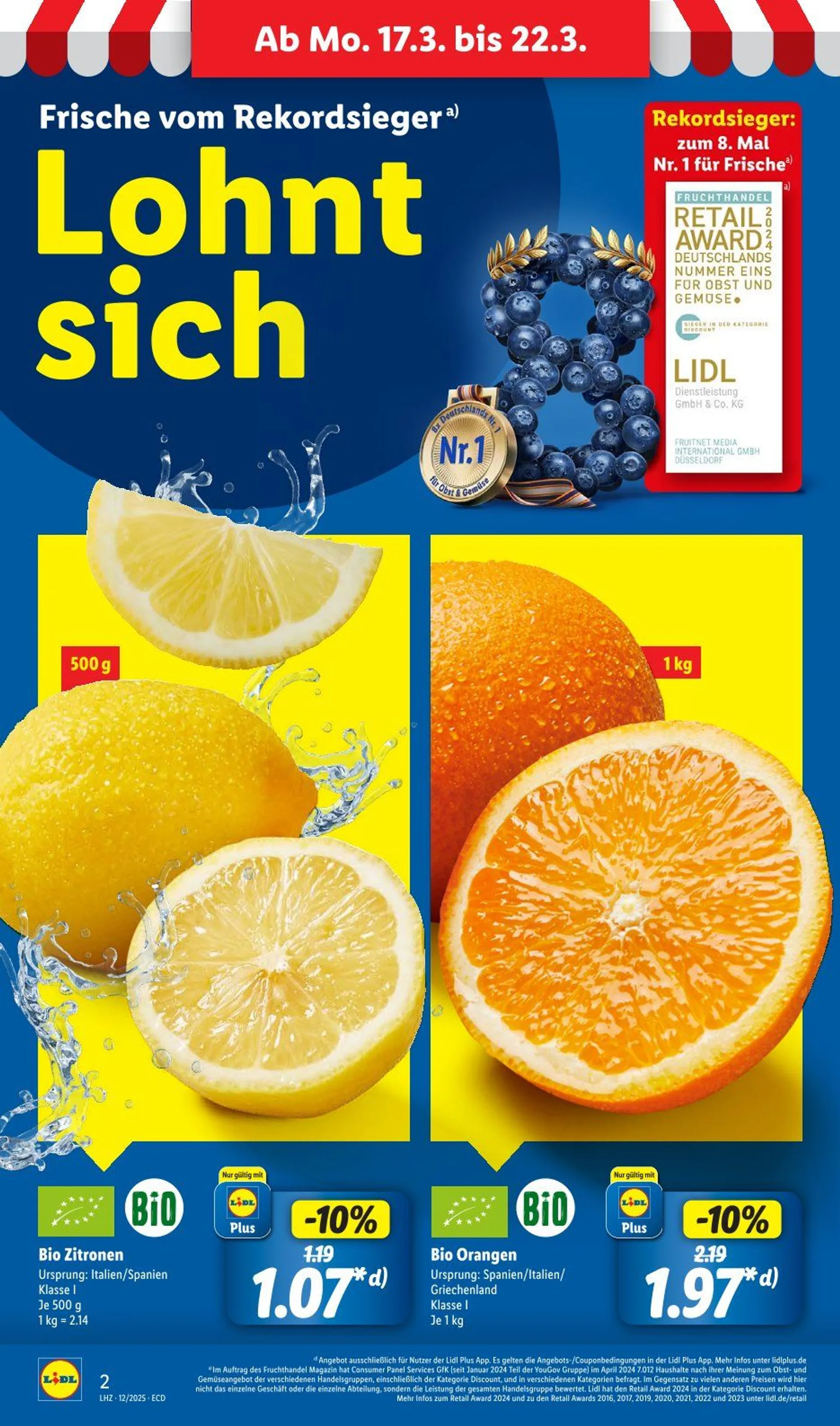 Lidl Prospekt von 17. März bis 22. März 2025 - Prospekt seite 2