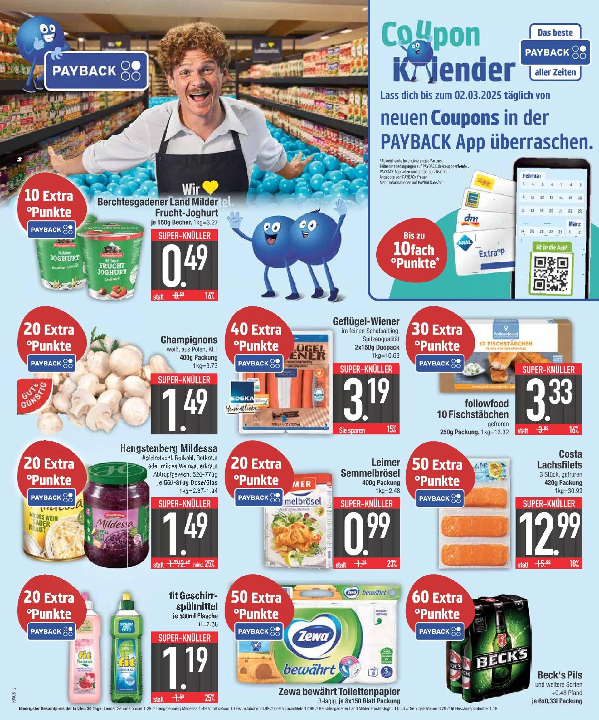 Edeka Prospekt  von 16. Februar bis 22. Februar 2025 - Prospekt seite 2