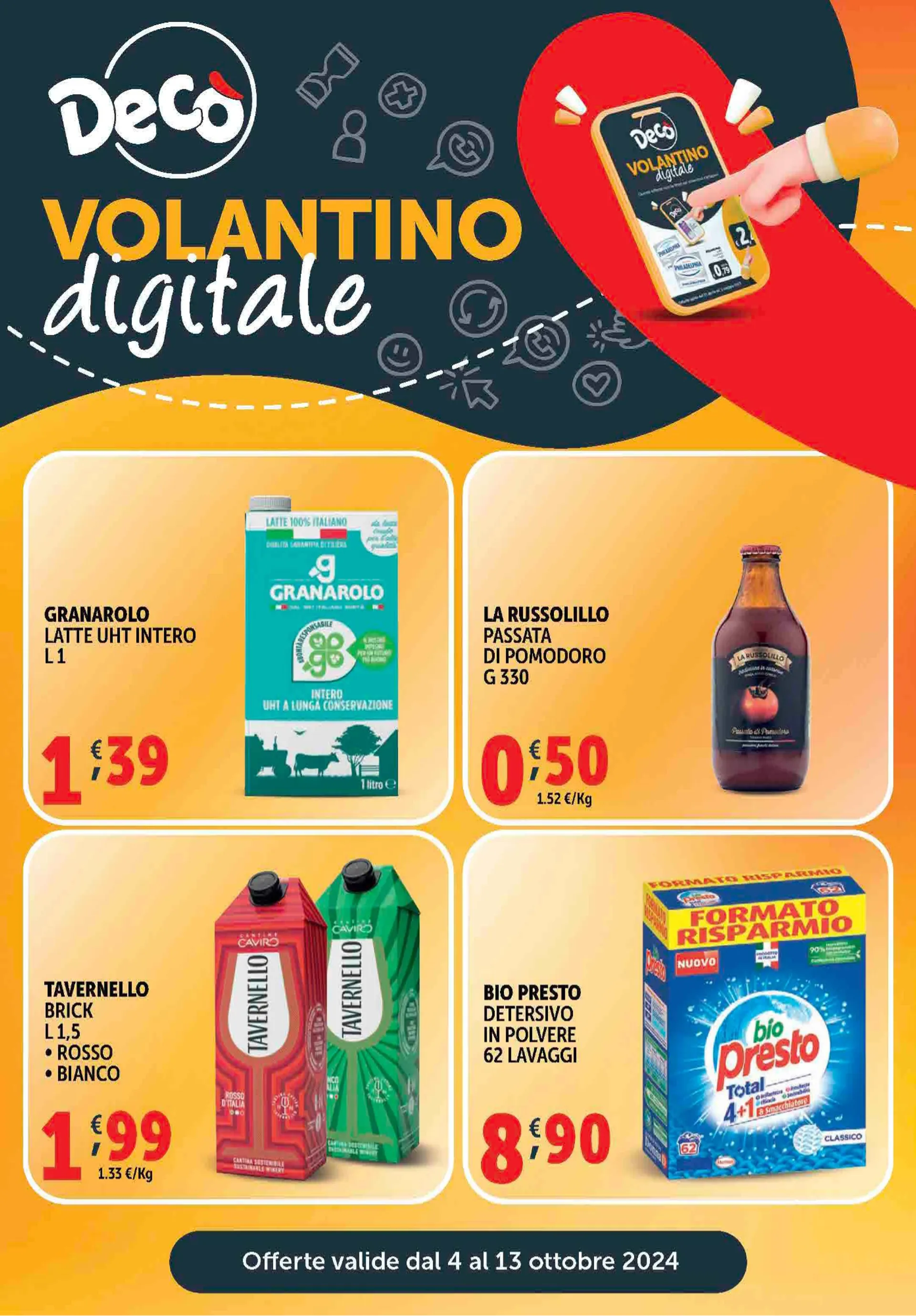 DECO SUPERMERCATI da 4 ottobre a 13 ottobre di 2024 - Pagina del volantino 