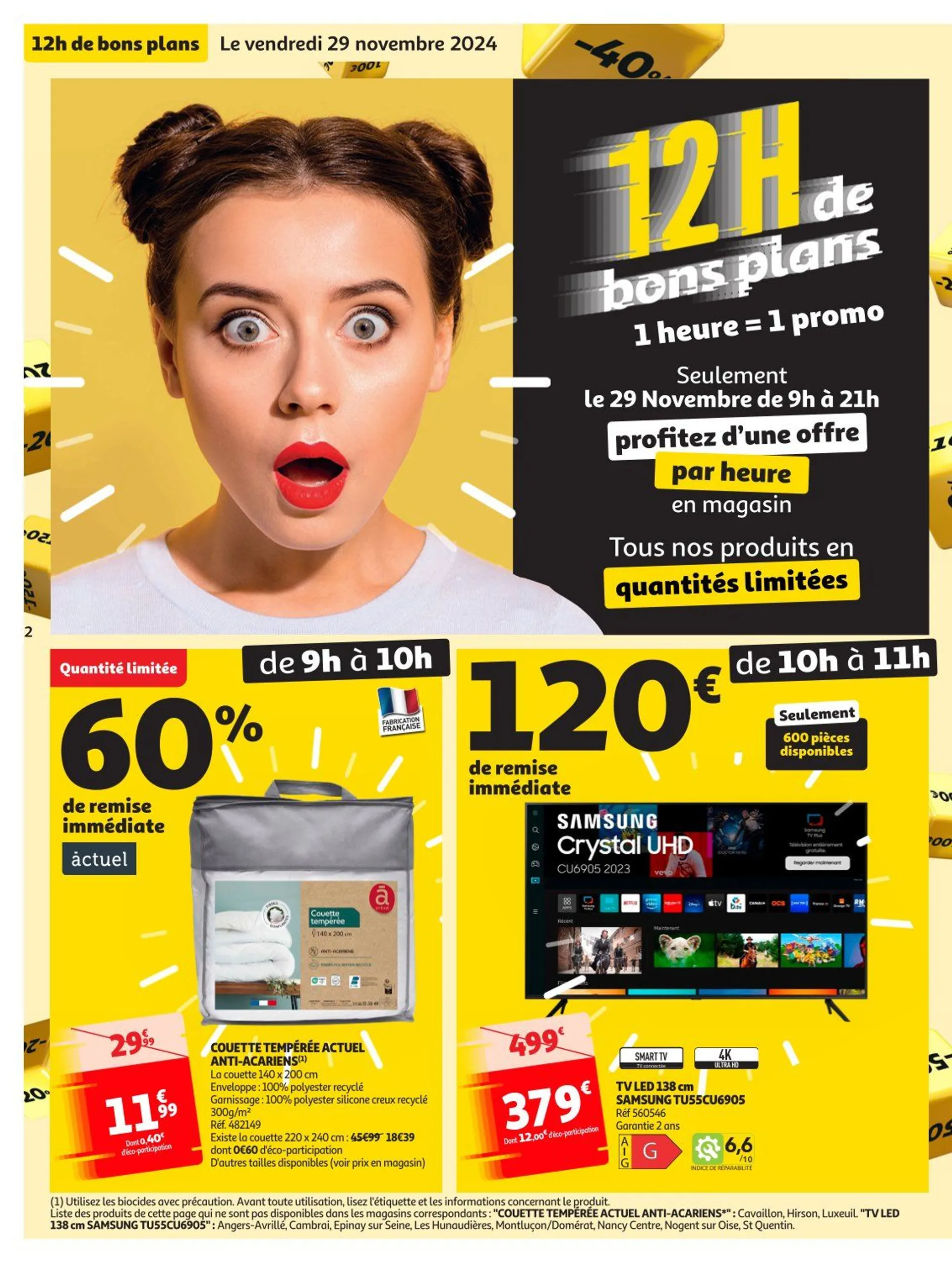 Auchan BLACK FRIDAY  du 29 novembre au 1 décembre 2024 - Catalogue page 2