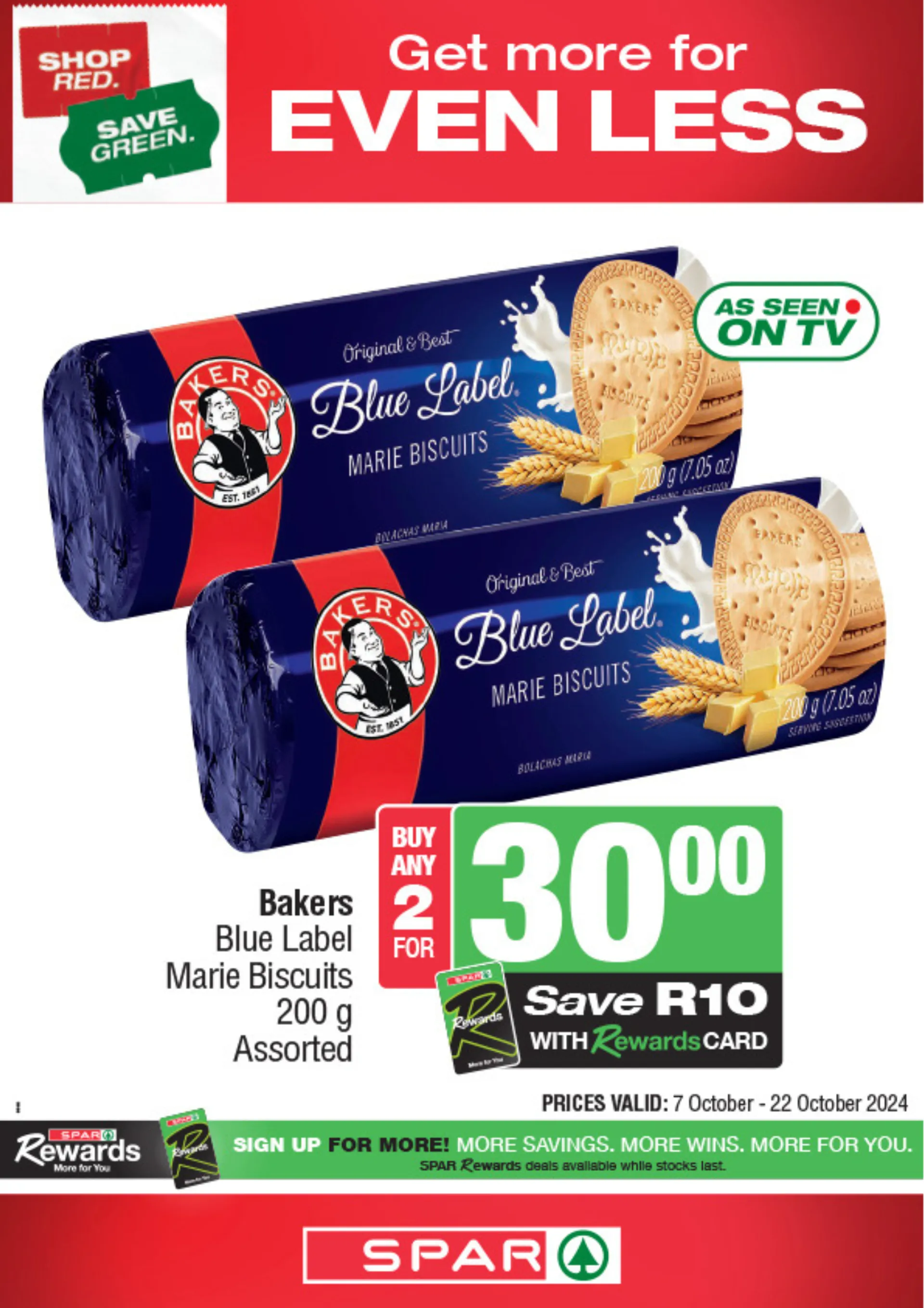 SPAR sales from 7 October to 22 October 2024 - Catalogue Page 1