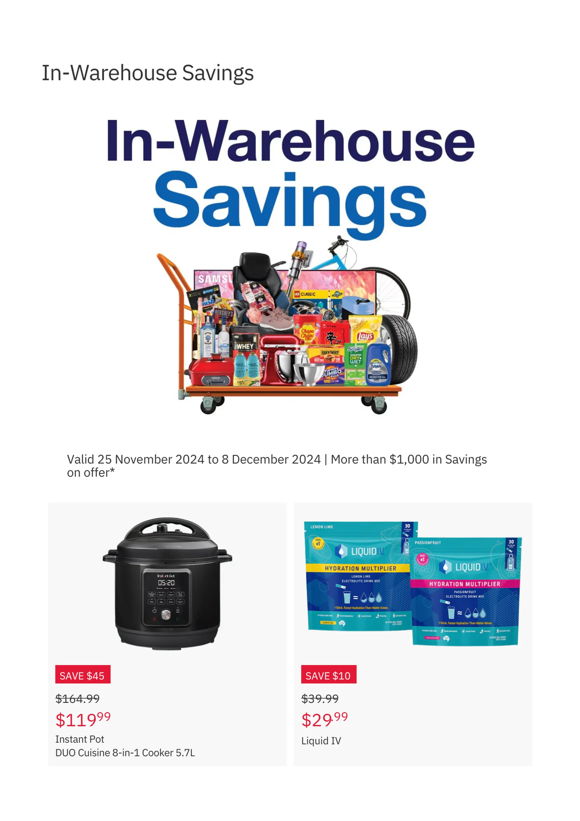 Warehouse Savings - Catalogue valid from 25 November to 8 December 2024 - page 