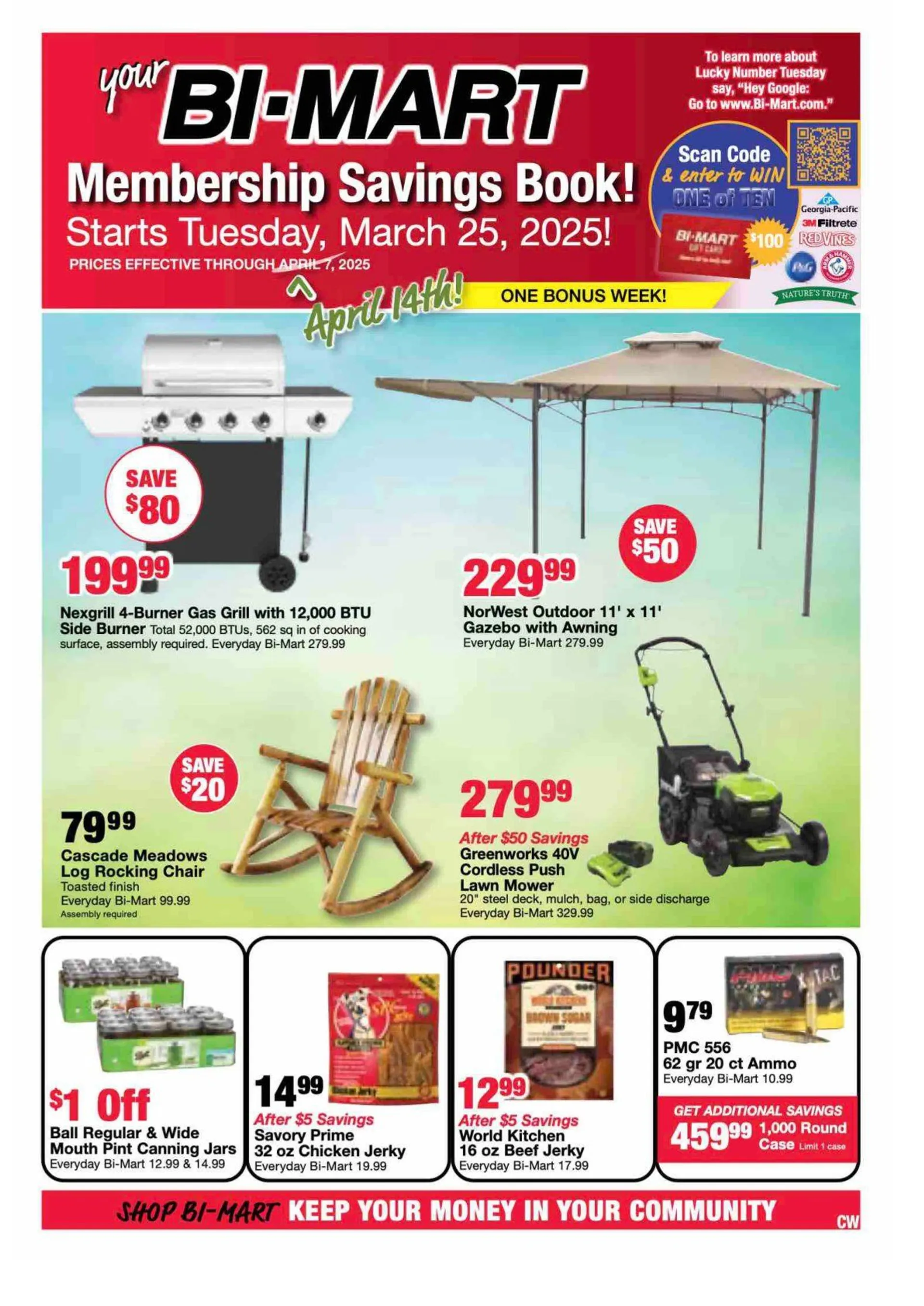 Weekly ad Bi-Mart Sales from August 25 to August 25 2025 - Page 1