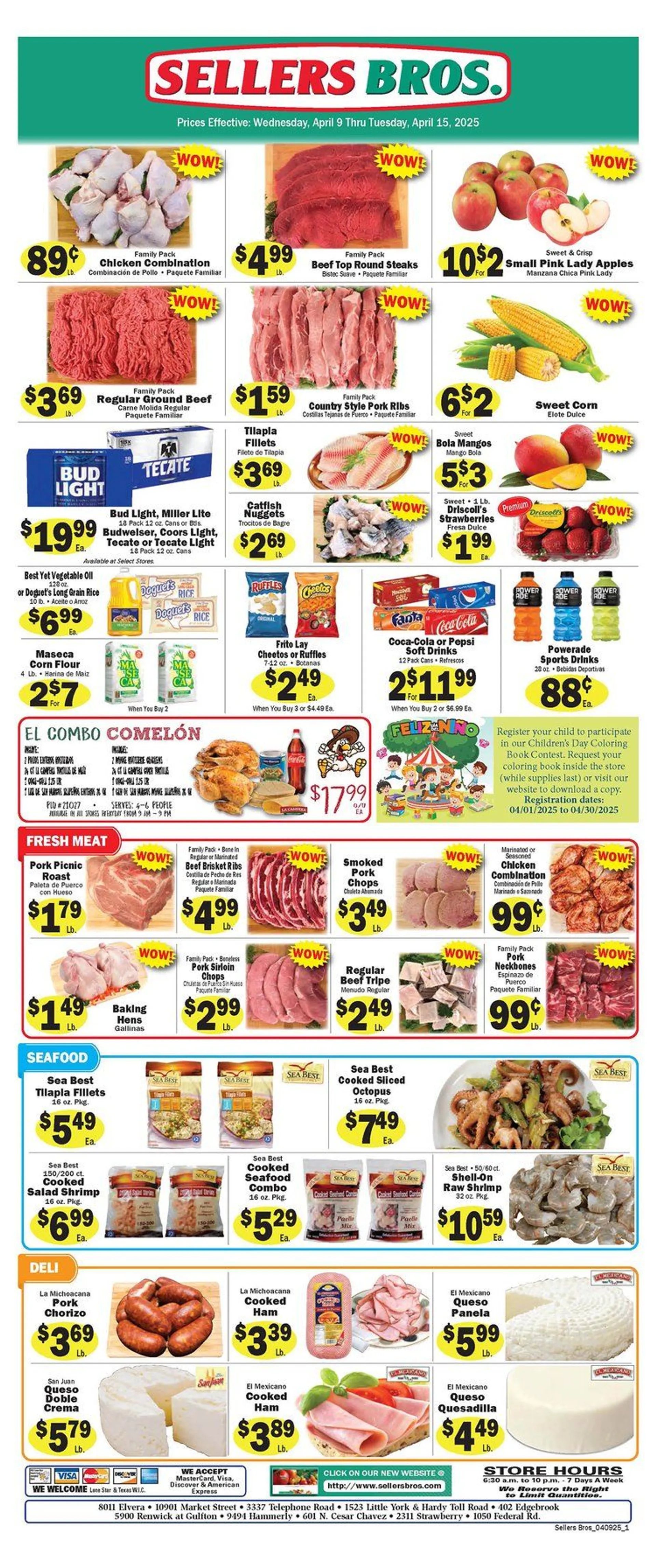 Weekly ad Sellers Bros Deals from April 9 to April 15 2025 - Page 