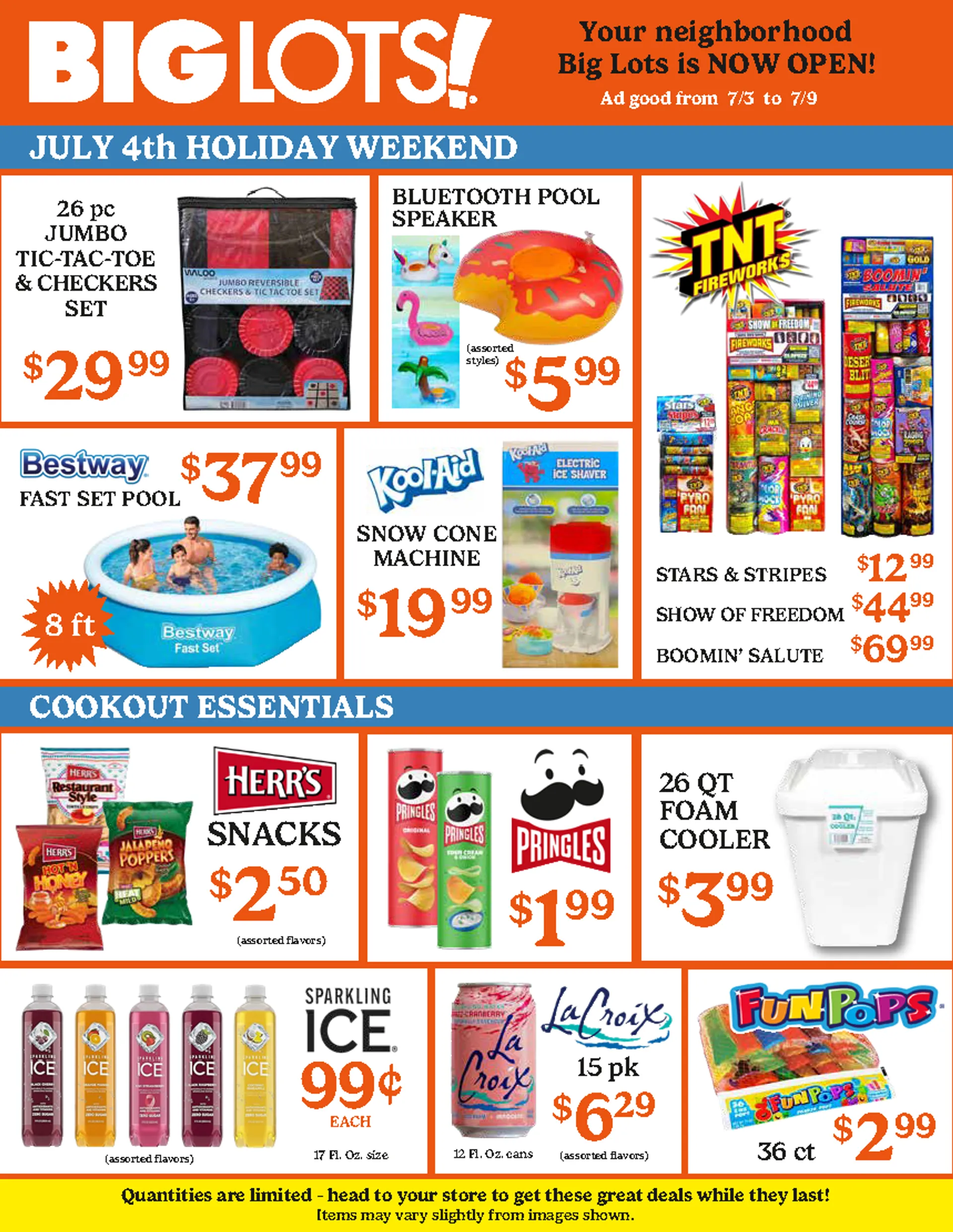 Weekly ad Big Lots Sales from July 3 to July 9 2025 - Page 1