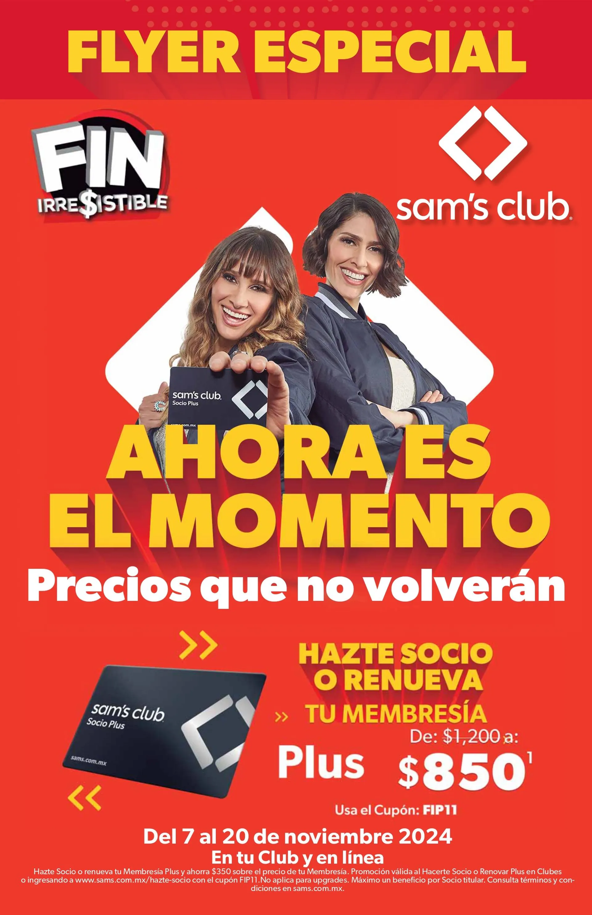 Catálogo de Flyer especial Buen Fin Sam's Club - Nacional 7 de noviembre al 20 de noviembre 2024 - Pagina 