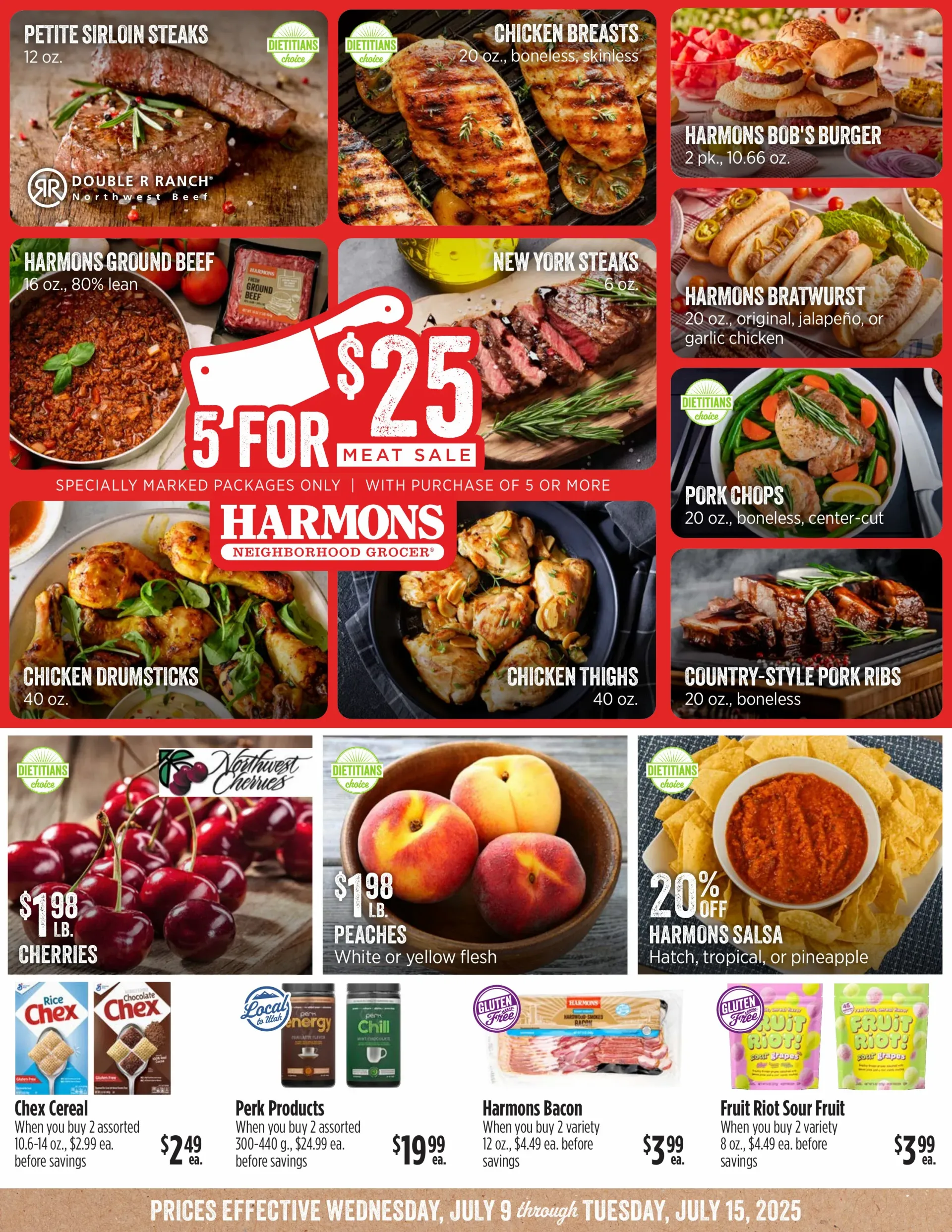 Weekly ad Harmons Sales from July 9 to July 16 2025 - Page 1