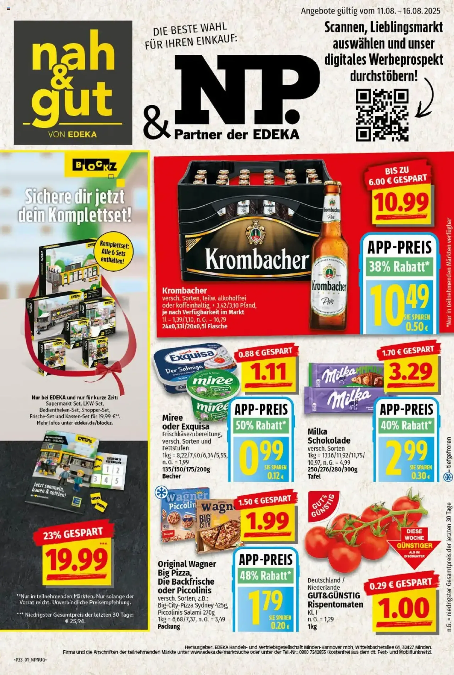 Prospekt NP Discount  von 11. August bis 16. August 2025 - Prospekt seite 1