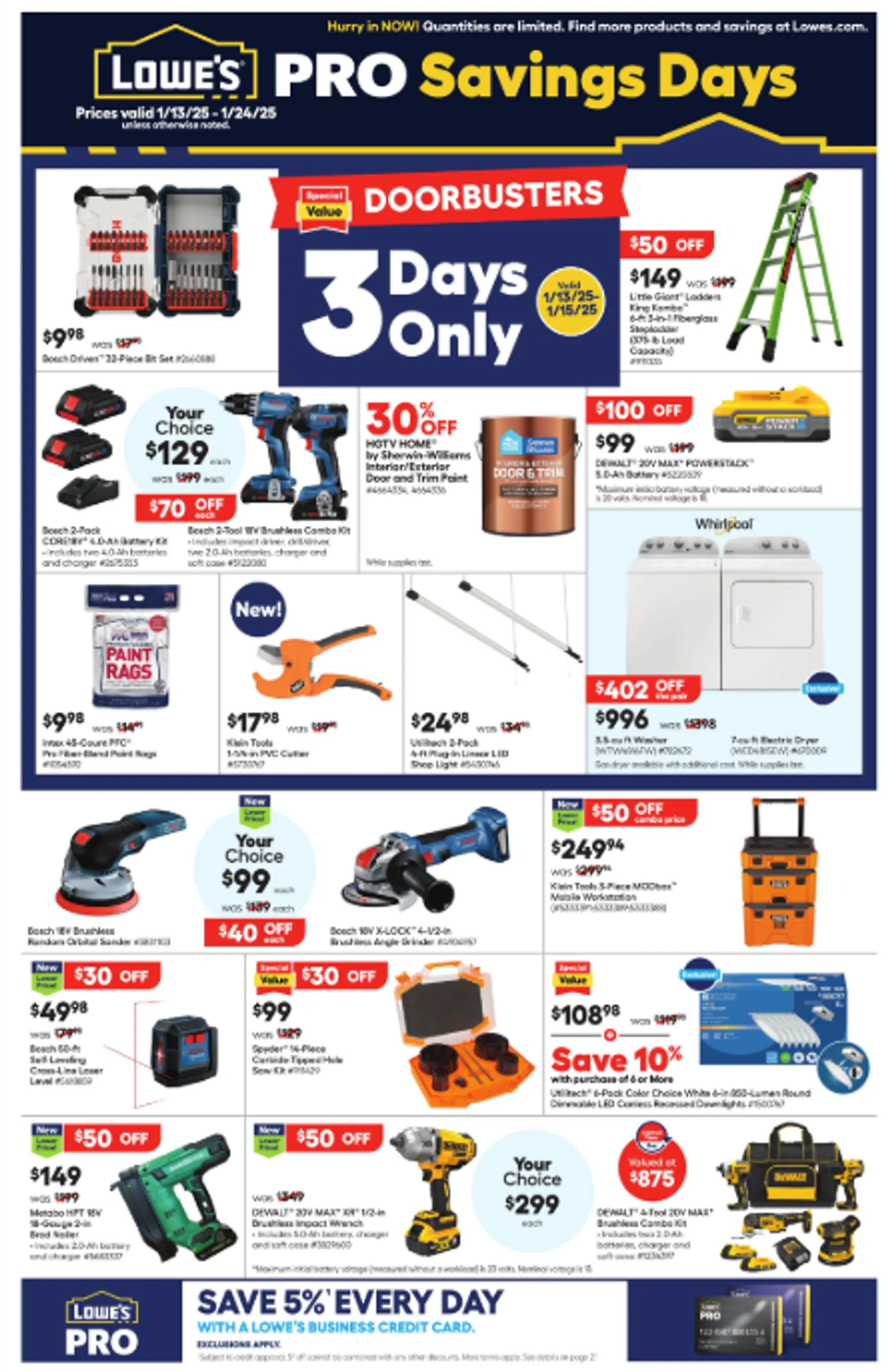 Weekly ad Lowe's Deals from January 13 to January 15 2025 - Page 