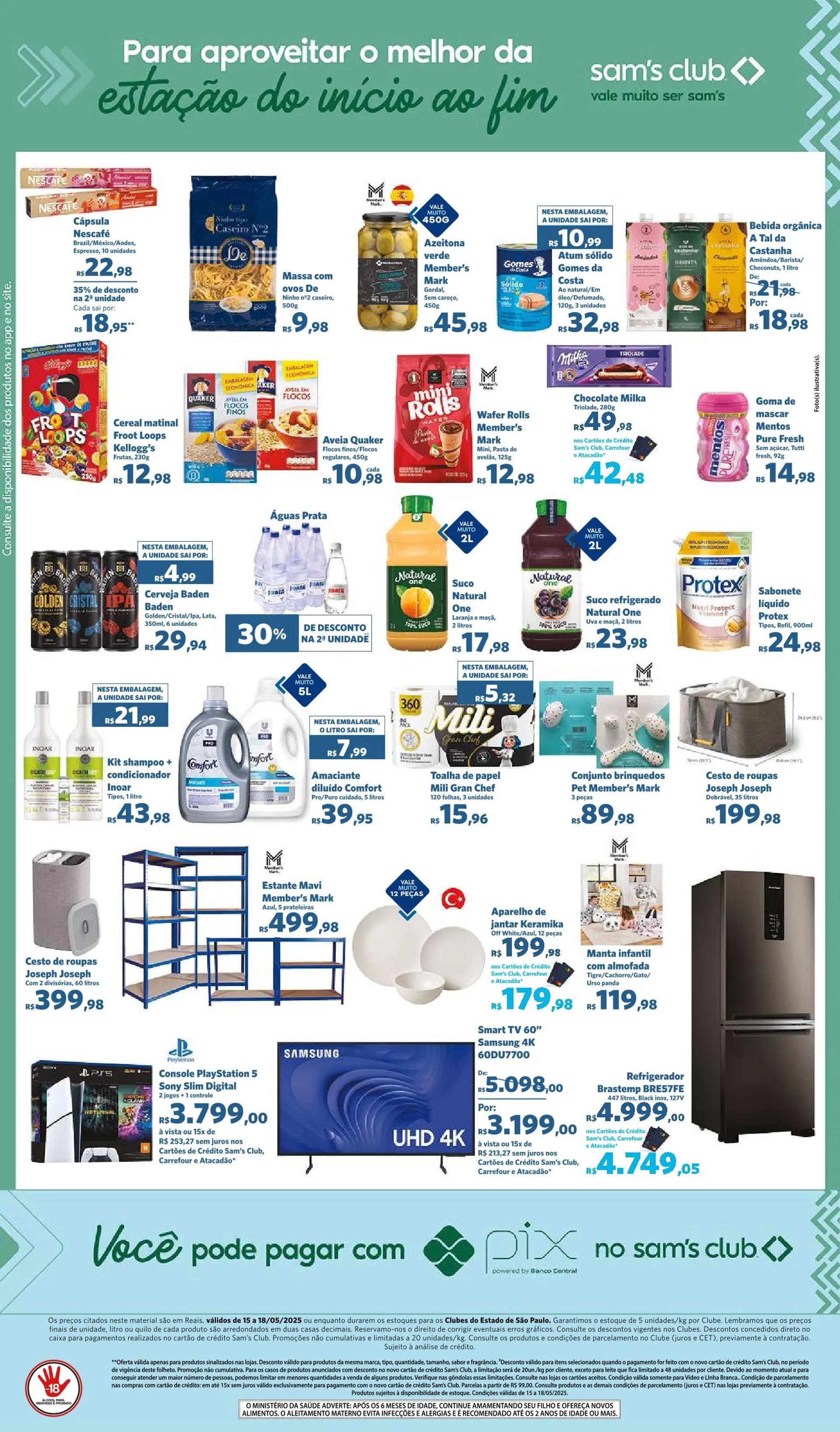 Encarte de Folhetos Sam's Club 15 de maio até 18 de maio 2025 - Pagina 2
