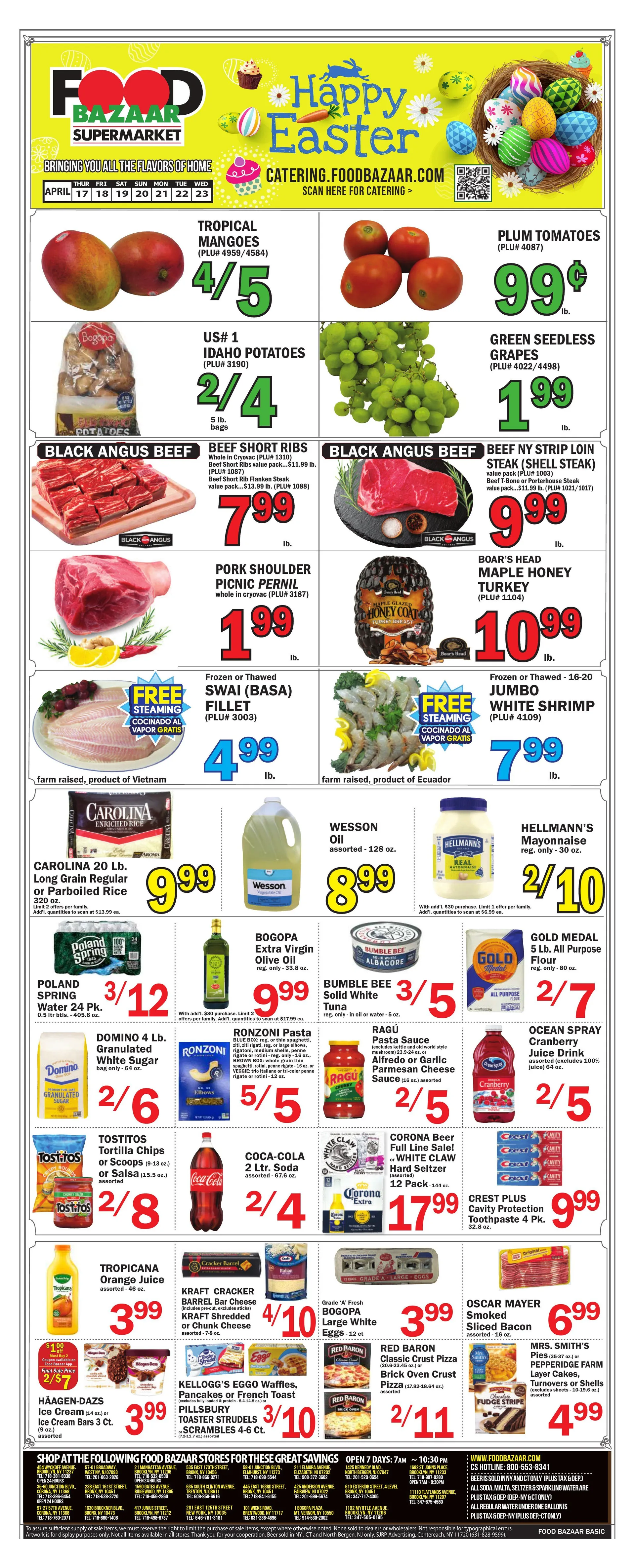 Weekly ad Food Bazaar Sales from April 17 to April 23 2025 - Page 