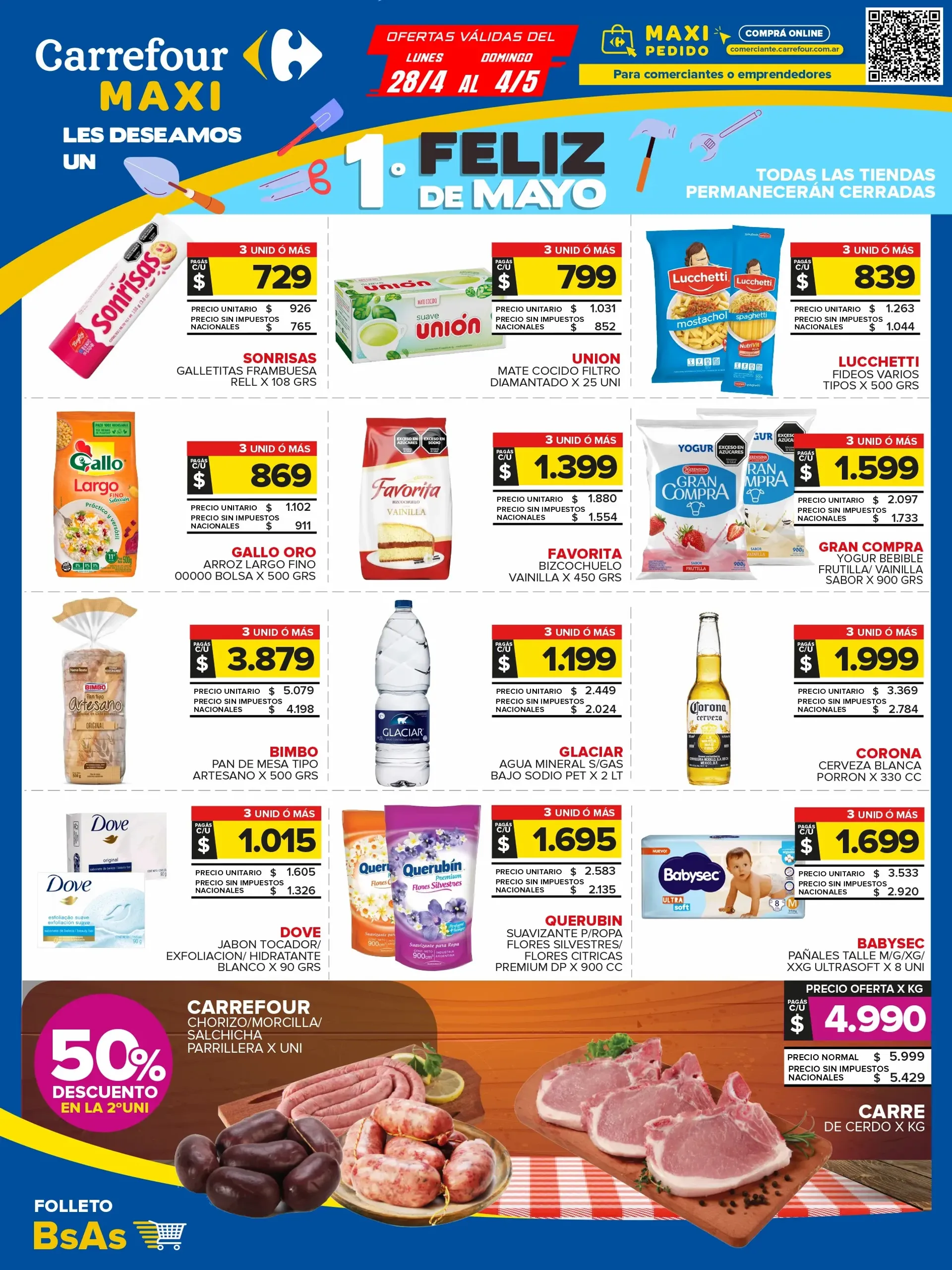 Ofertas de Carrefour Maxi Ofertas 28 de abril al 5 de mayo 2025 - Página  del catálogo