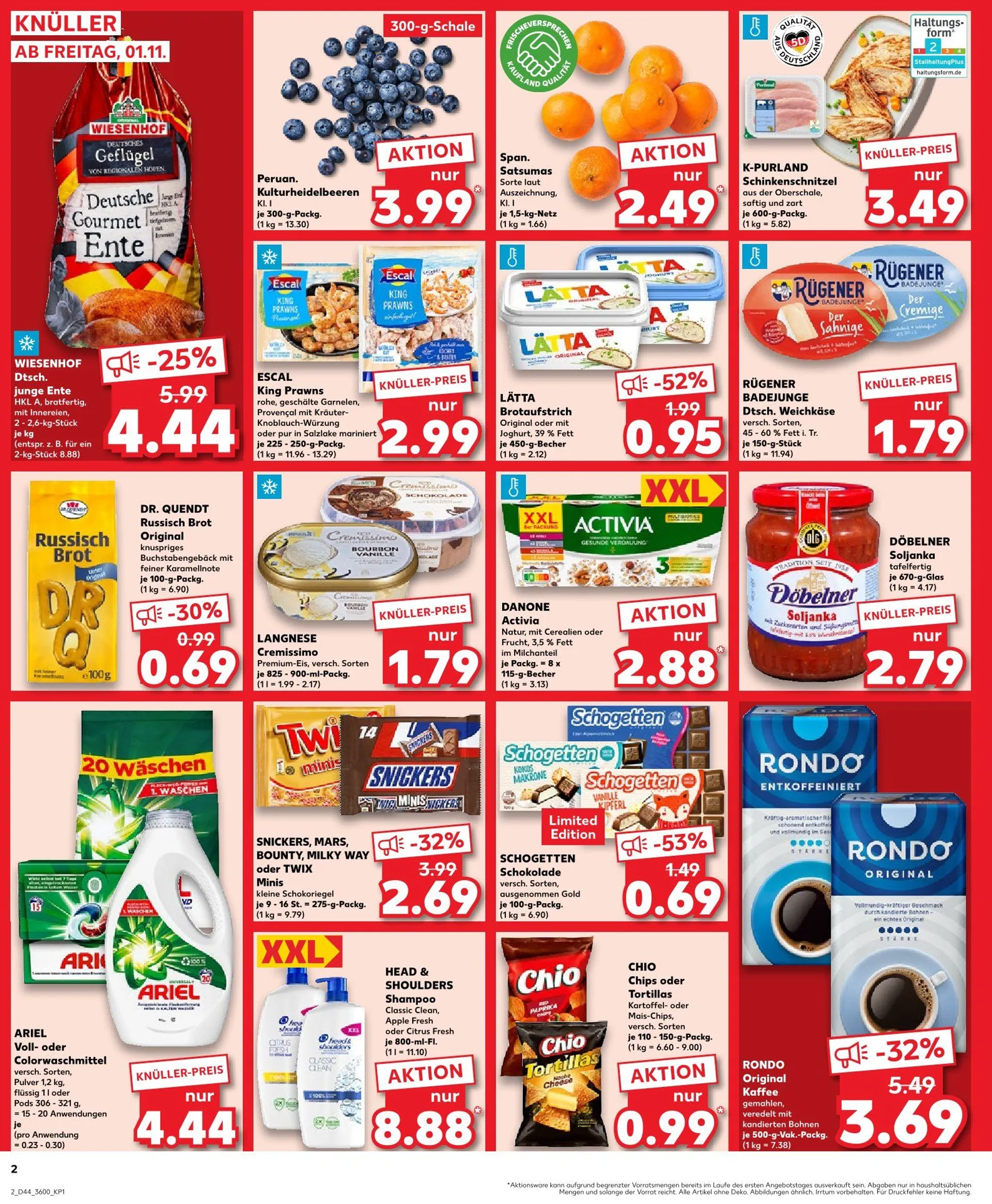 Kaufland Prospekt von 1. November bis 6. November 2024 - Prospekt seite 2