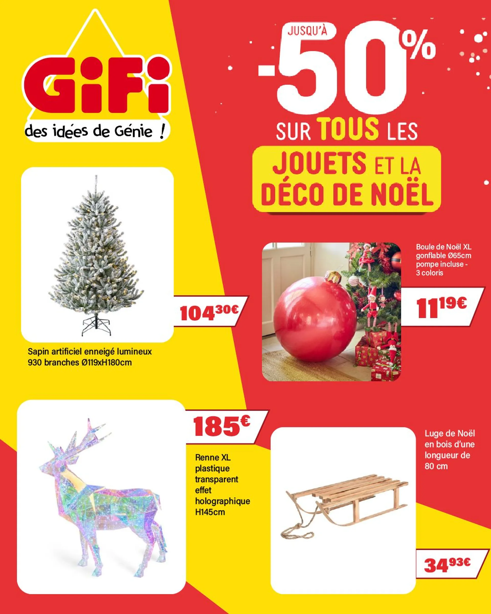 Soldes Noël dans GiFi du 20 décembre au 31 décembre 2024 - Catalogue page 