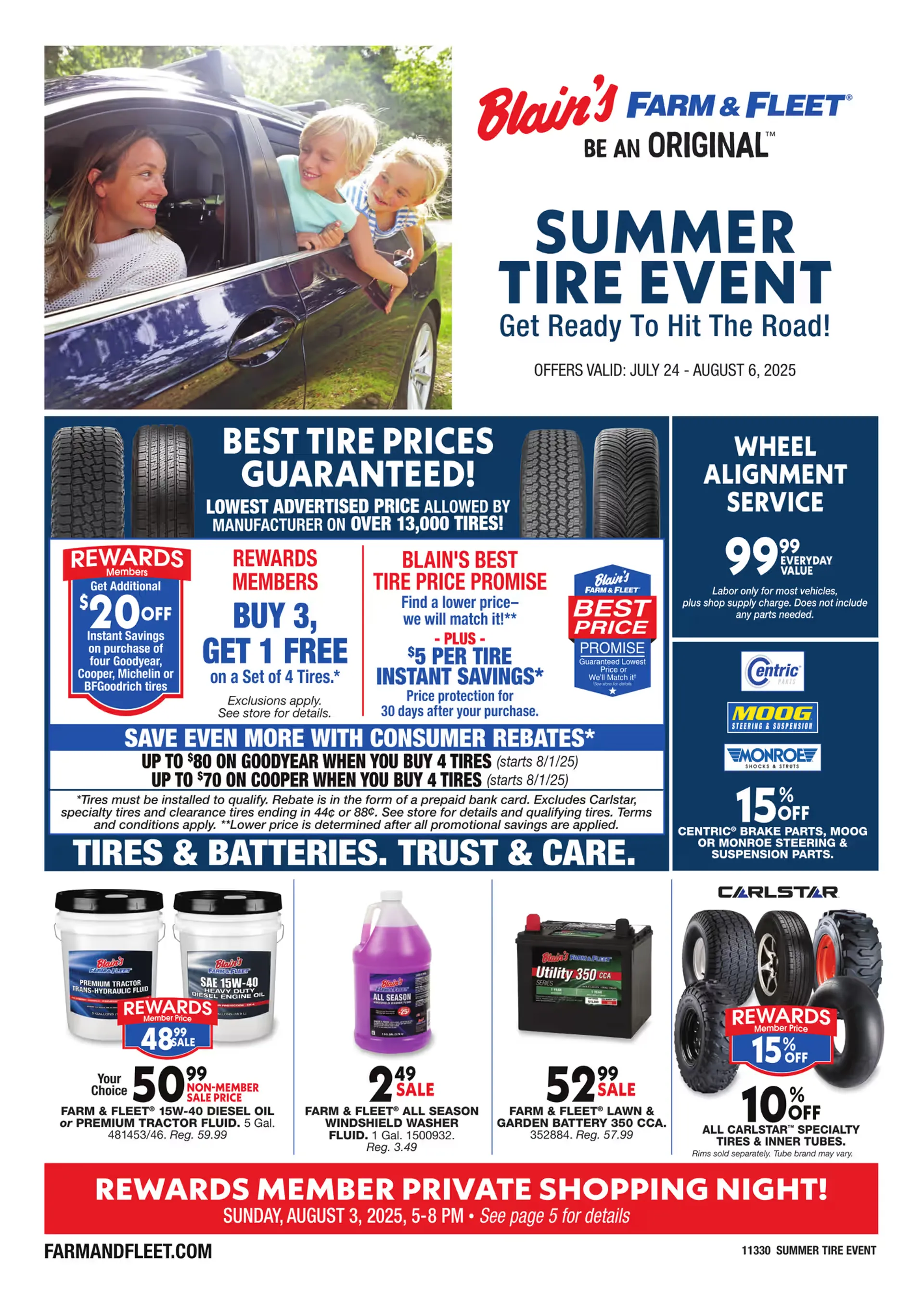 Weekly ad Blain Farman Fleet Sales from July 26 to August 6 2025 - Page 1