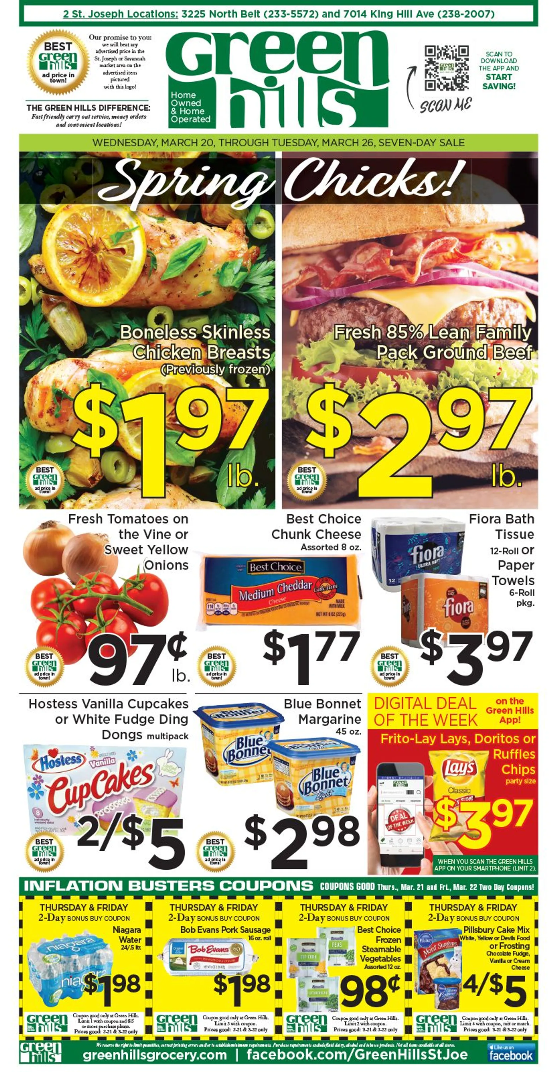Weekly ad GREEN HILLS GROCERY SPECIAL DEAL from March 20 to March 26 2024 - Page 