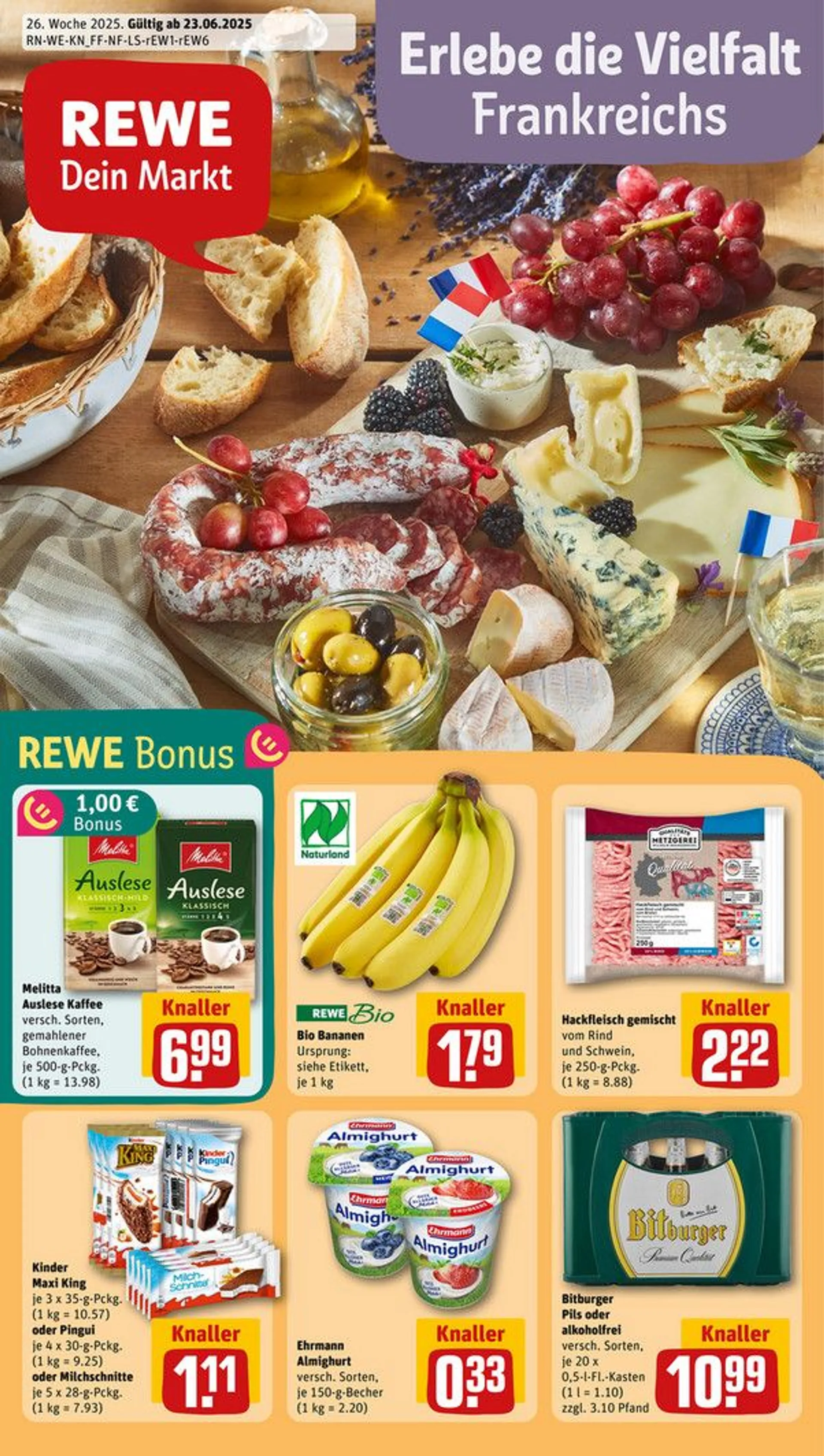 REWE Prospekt von 22. Juni bis 29. Juni 2025 - Prospekt seite 1