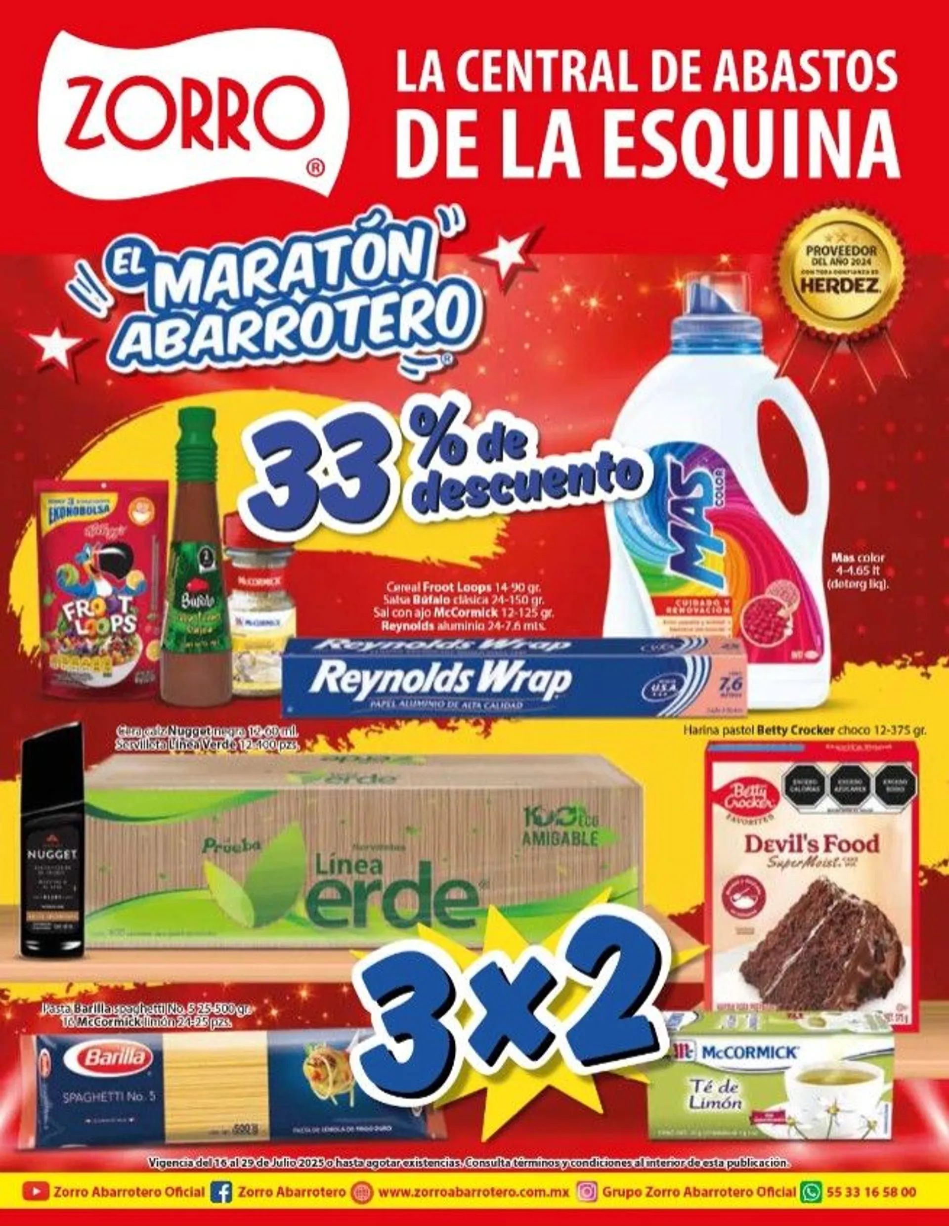 Catálogo de Zorro - Catálogos semanales 16 de julio al 29 de julio 2025 - Pagina 
