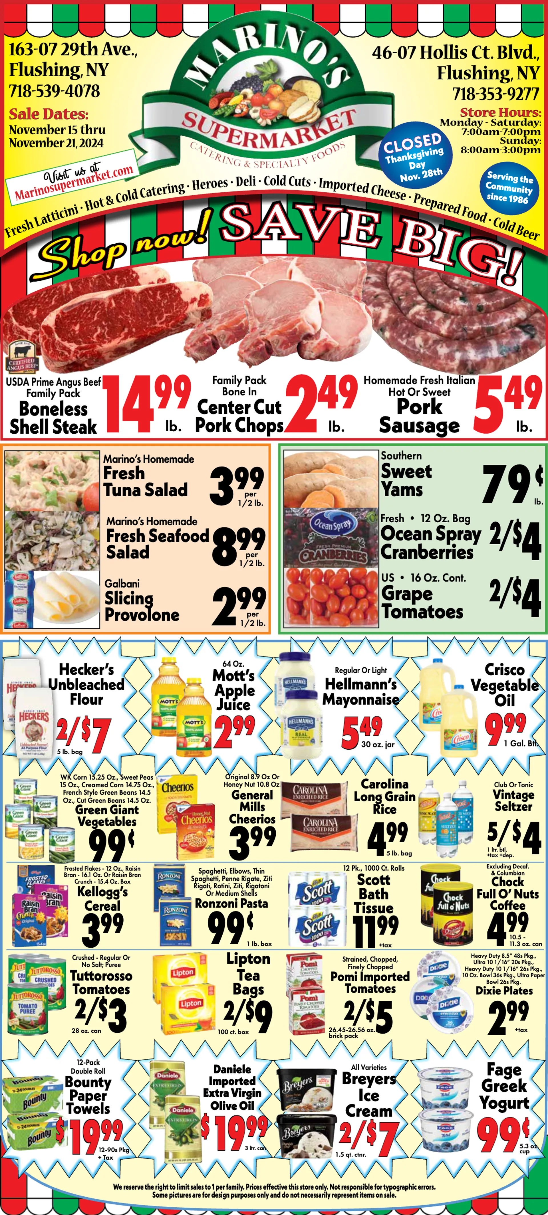 Weekly ad WEEKLY CIRCULAR from November 15 to November 28 2024 - Page 