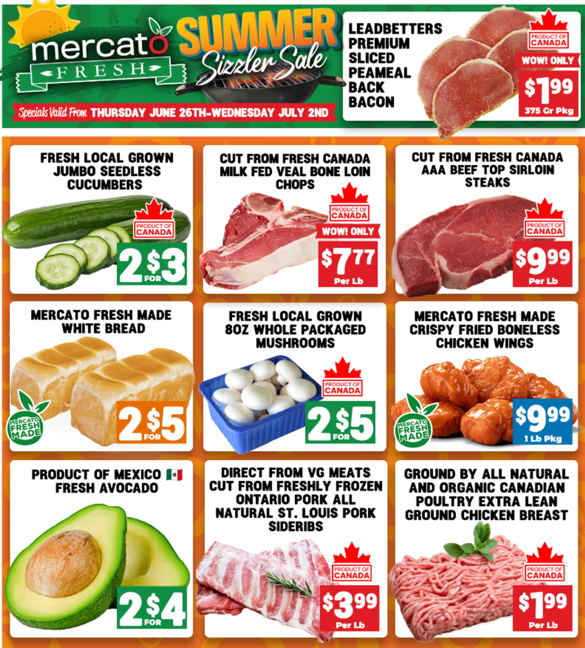 Mercato Fresh Deals from June 26 to July 2 2025 - flyer page 1