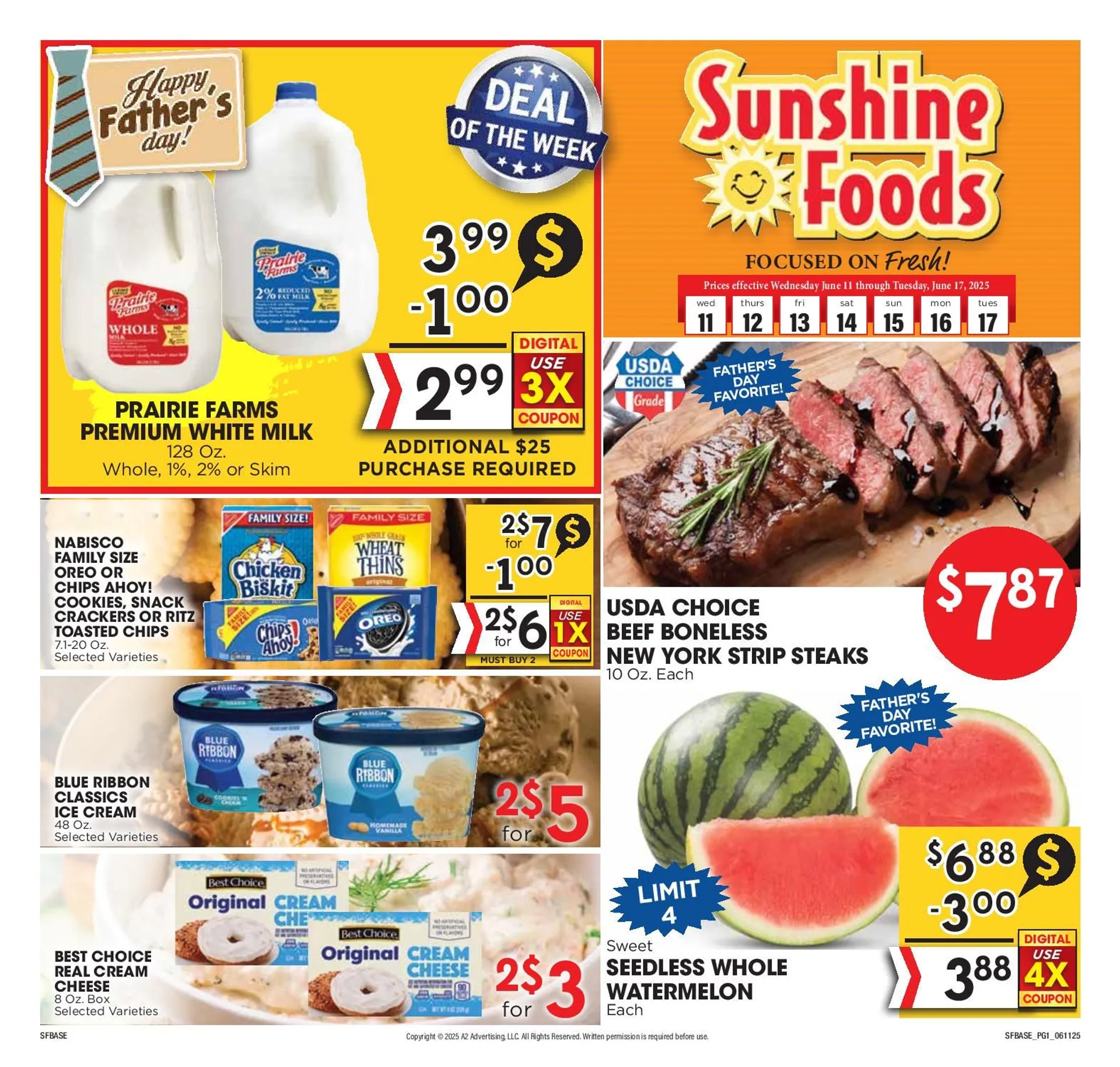 Weekly ad Sunshine Foods weekly ads from June 11 to June 17 2025 - Page 1