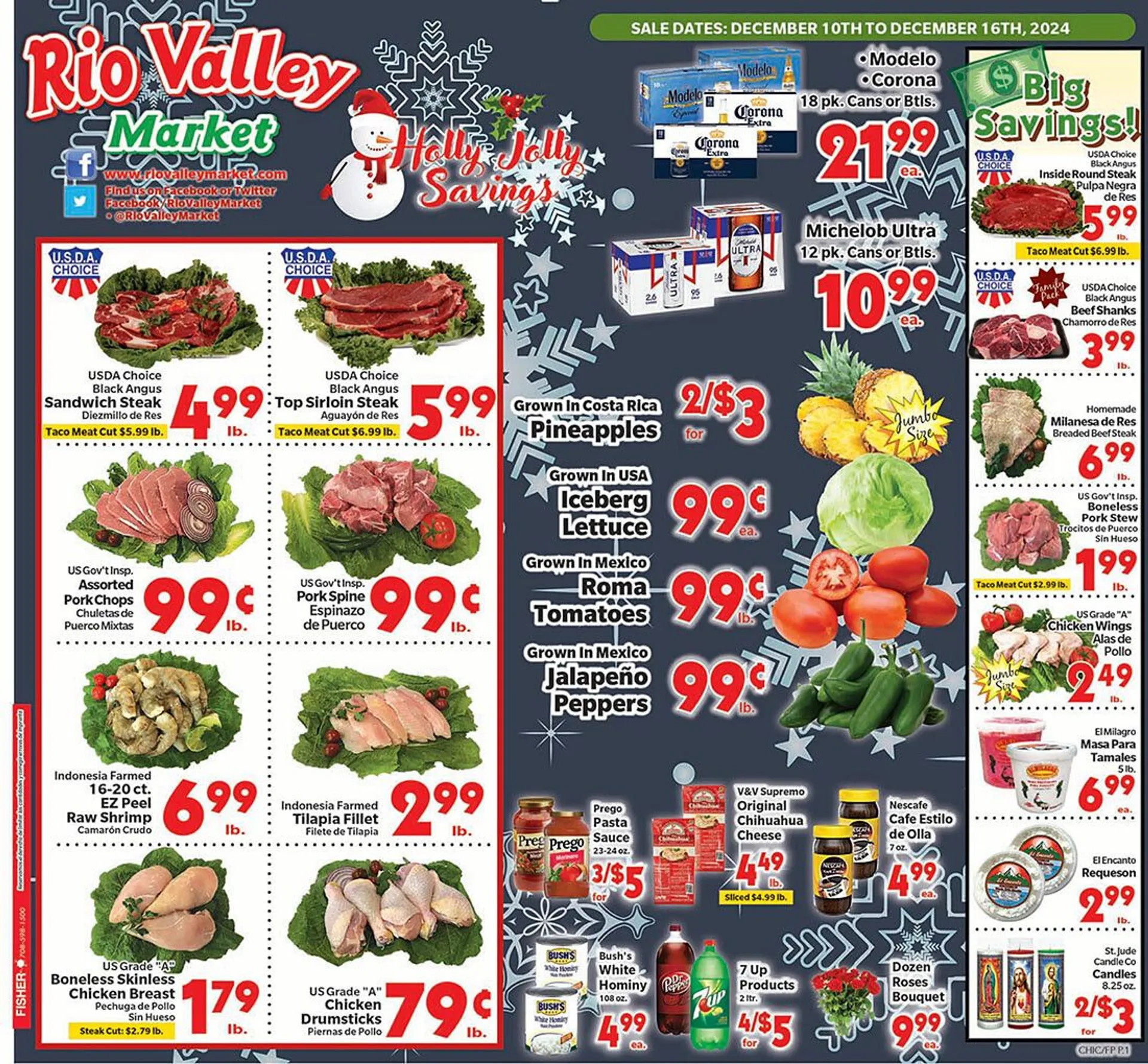 Weekly ad Rio Valley Market Deals from December 10 to December 16 2024 - Page 