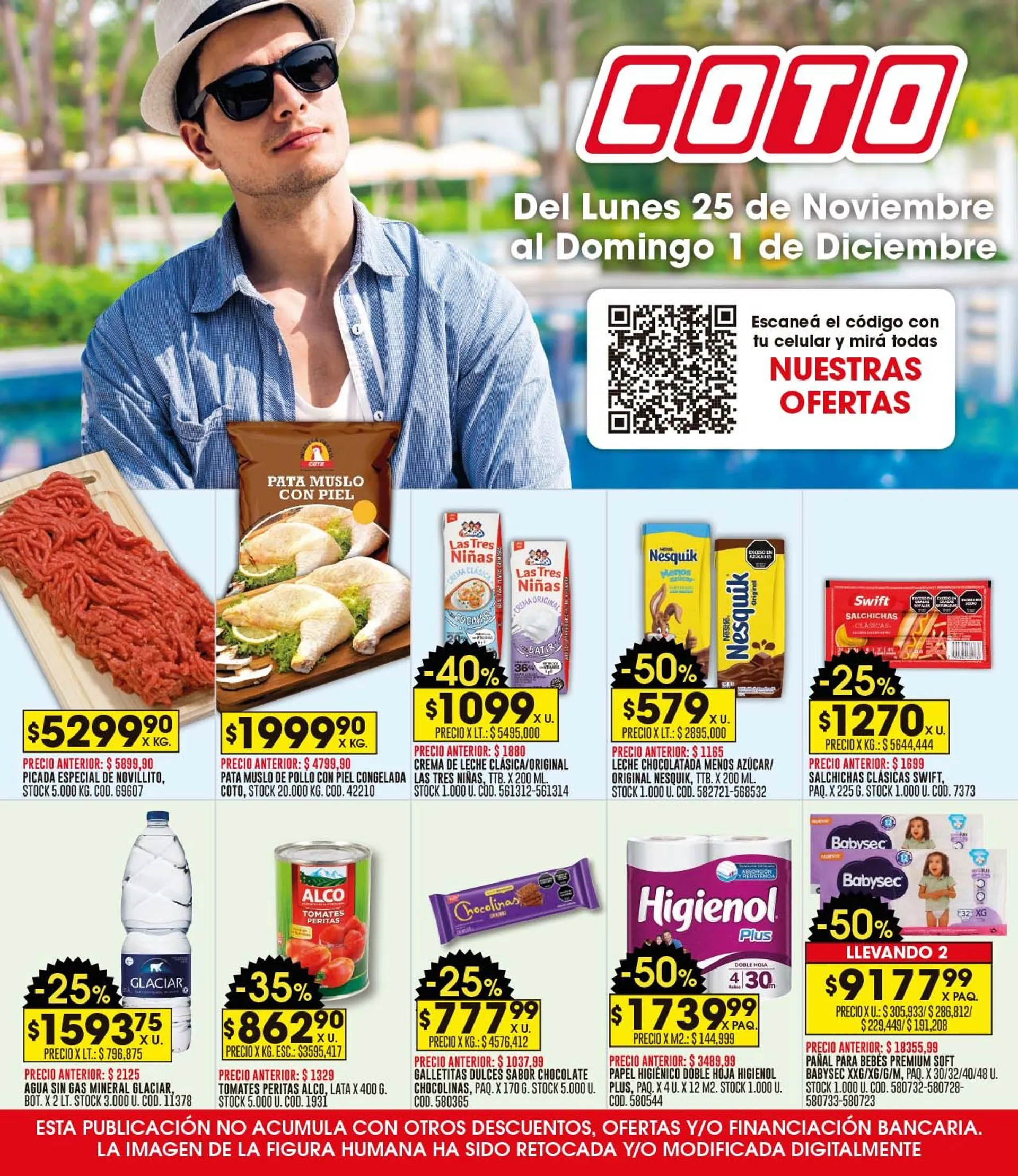 Ofertas de Coto Ofertas semanales! 25 de noviembre al 1 de diciembre 2024 - Página 1 del catálogo