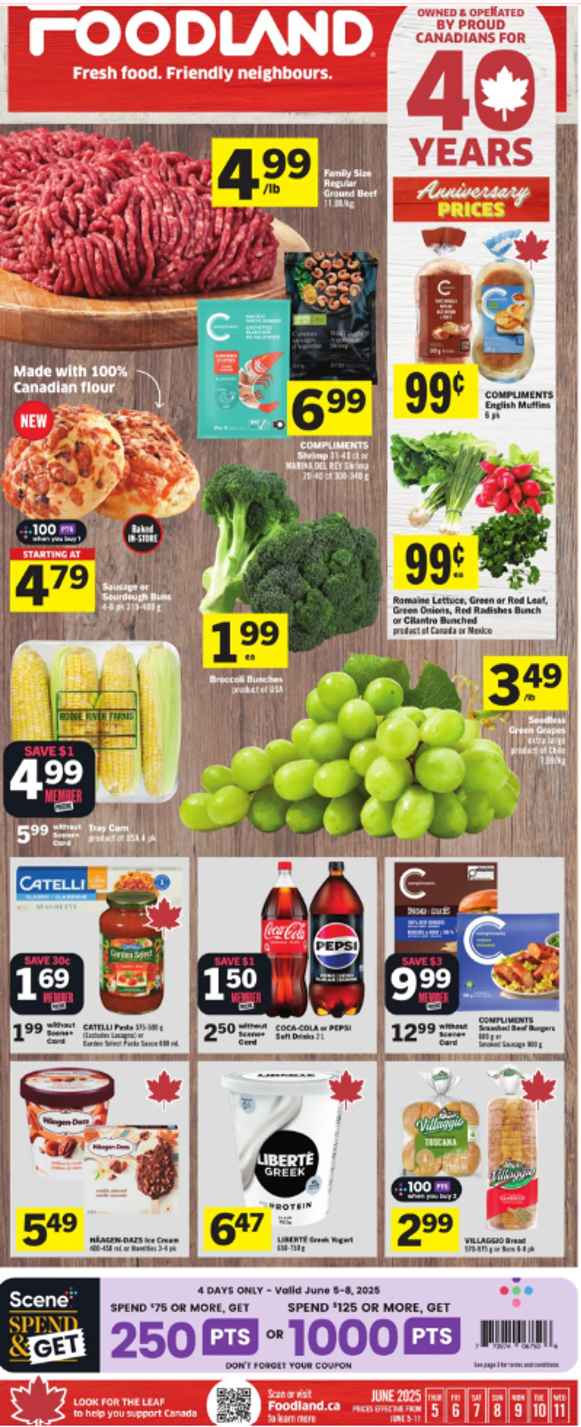 Foodland Deals from June 5 to June 11 2025 - flyer page 1