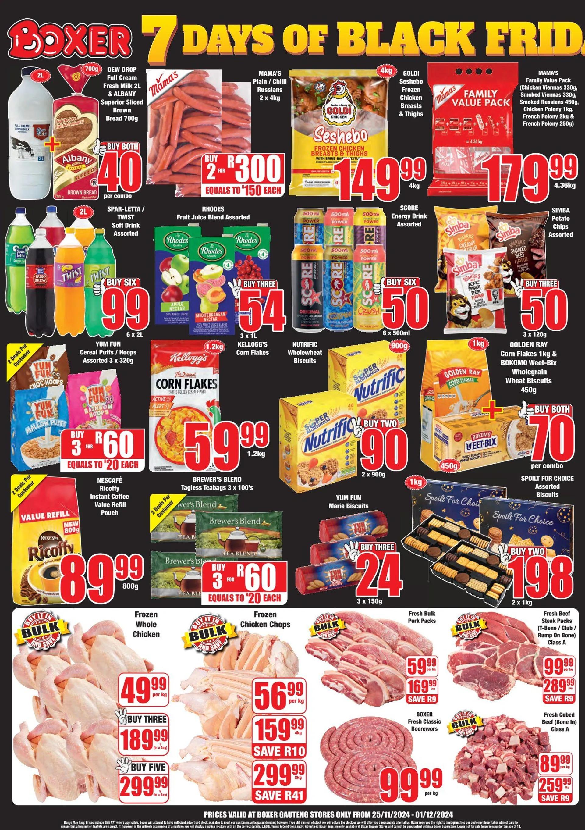 Boxer Weekly Ad from 25 November to 1 December 2024 - Catalogue Page 2