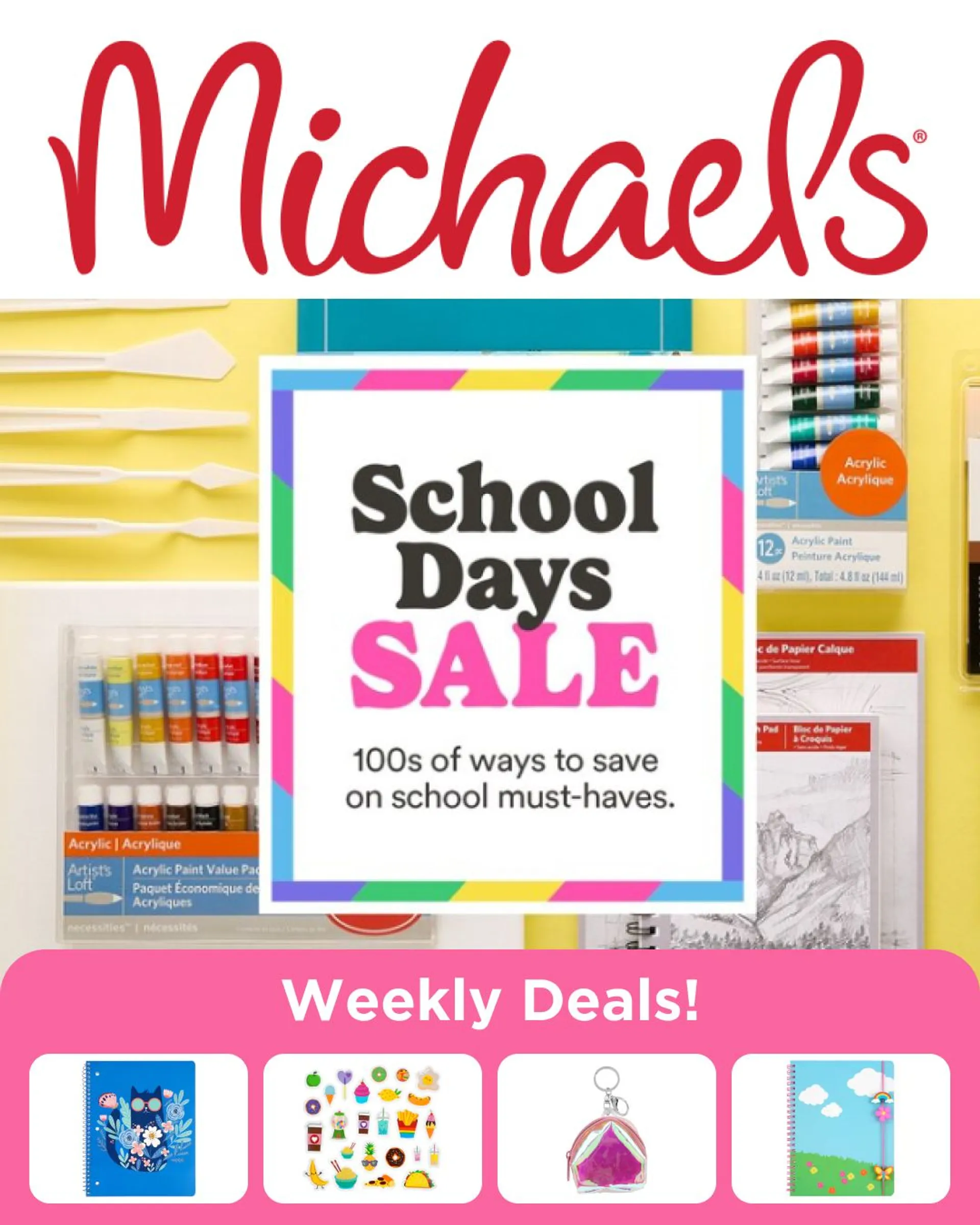 Weekly ad Back to school discounts from July 26 to August 15 2024 - Page 1