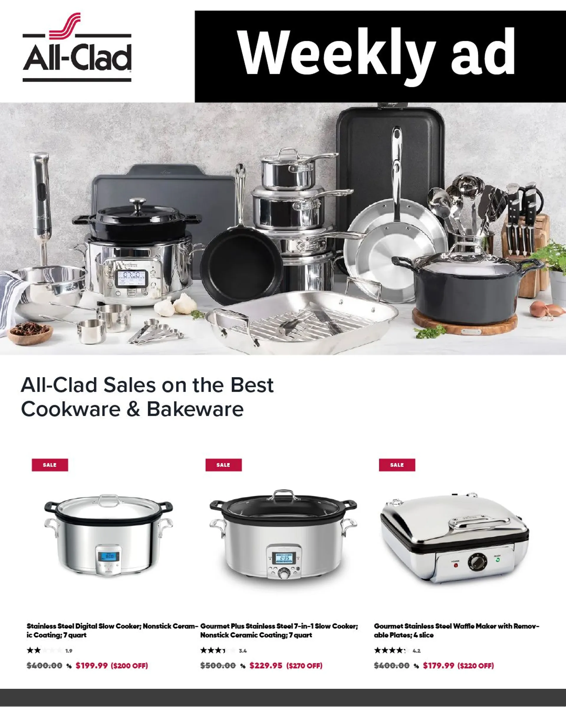 Weekly ad All Clad Weekly Ad from April 23 to May 6 2025 - Page 