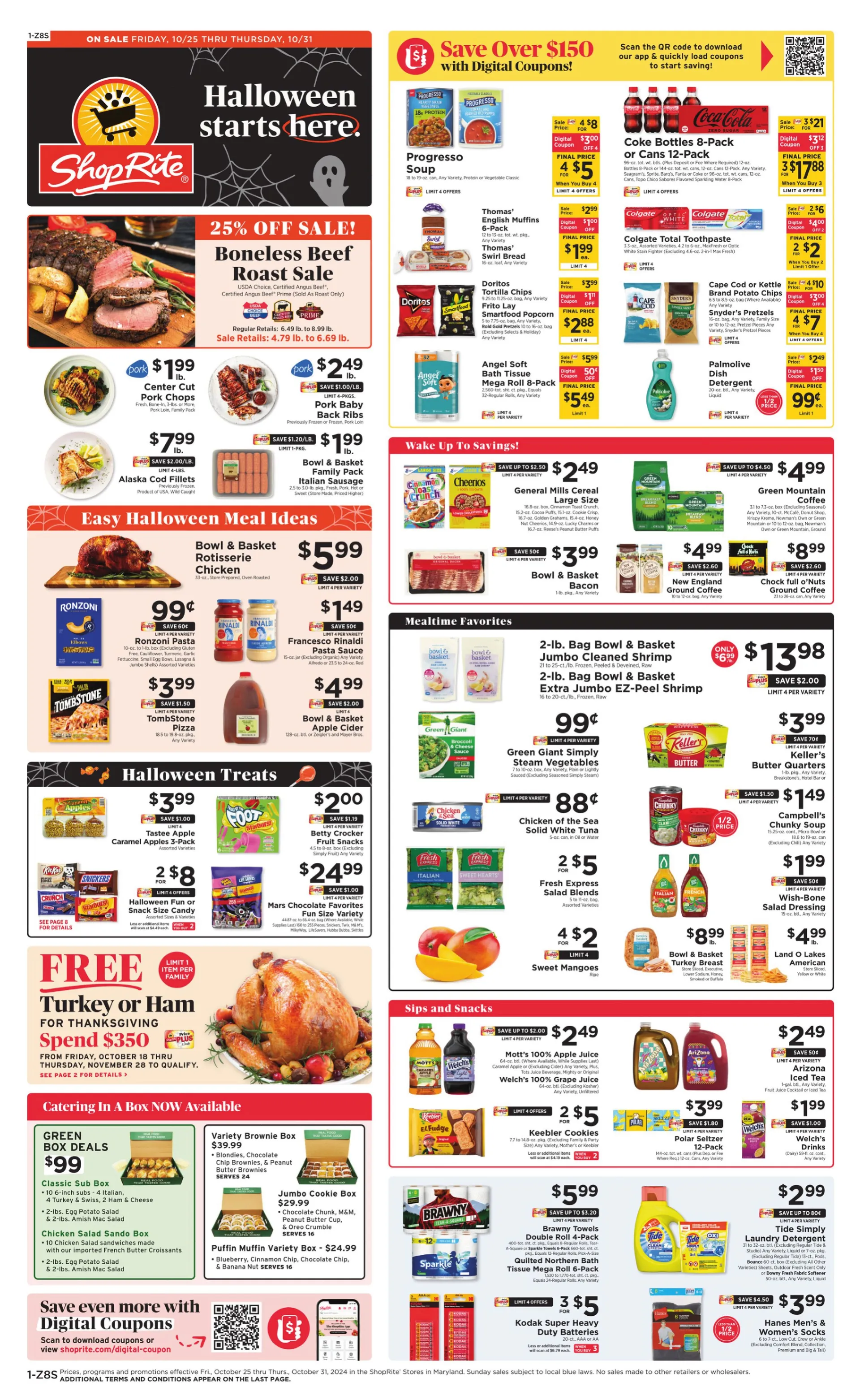 Weekly ad ShopRite Weekly Ad  from October 25 to October 31 2024 - Page 