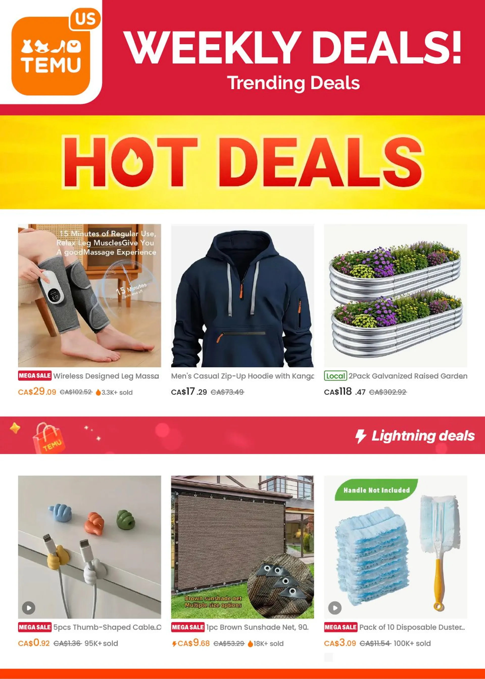 Temu Weekly Ad from April 28 to May 12 2025 - flyer page 