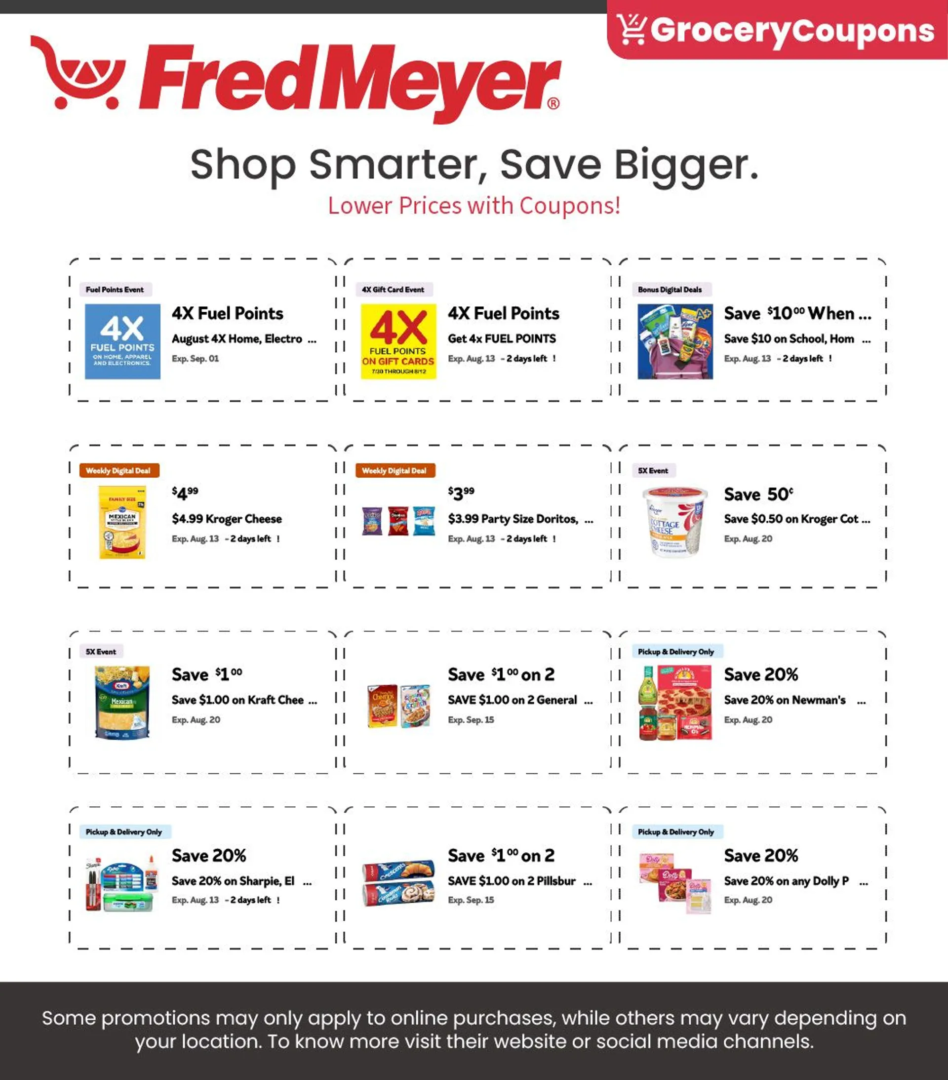 Weekly ad Fred Meyer Coupons from August 1 to August 31 2025 - Page 1