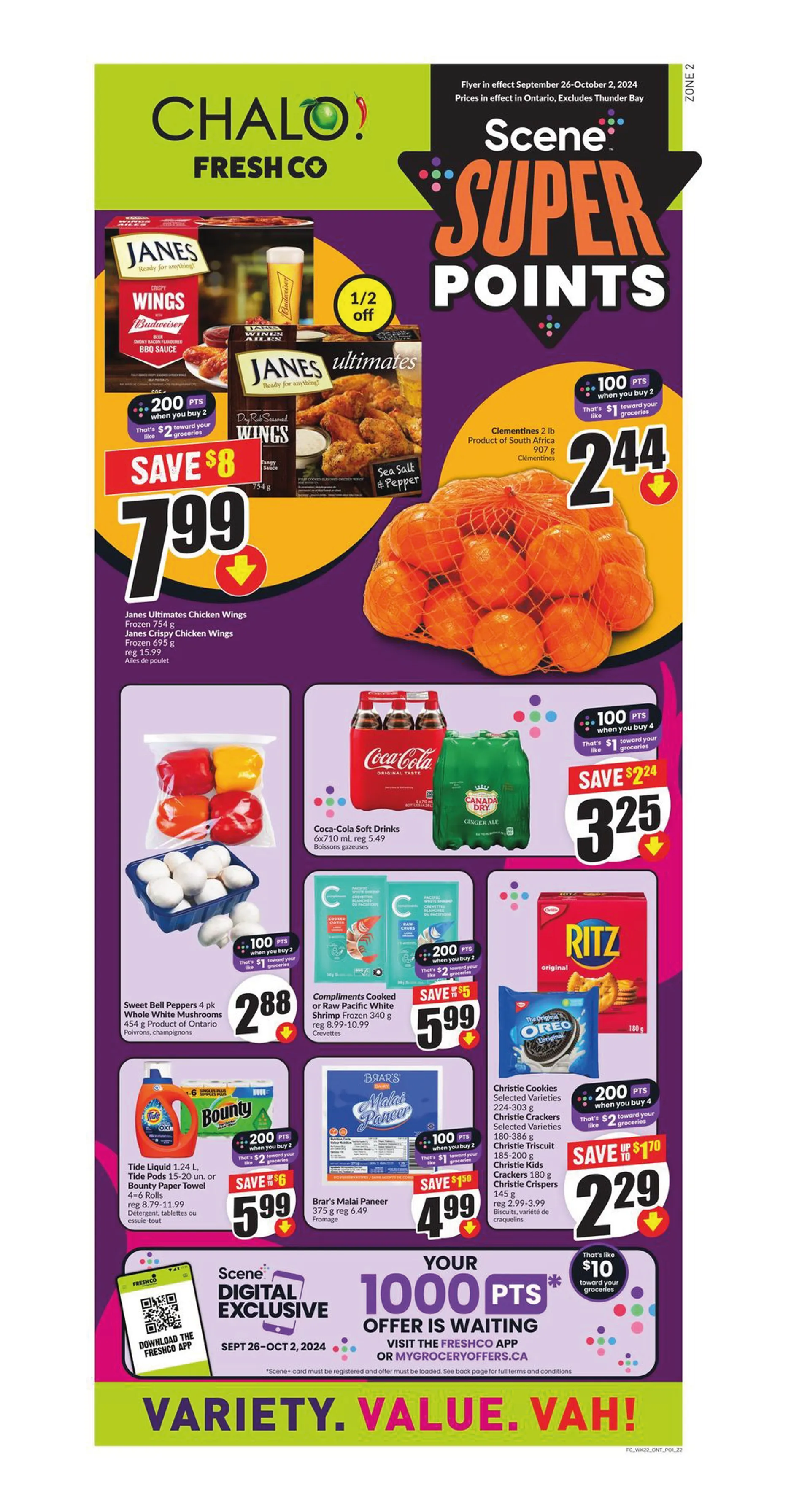 FreshCo Deals & discounts from September 27 to October 2 2024 - flyer page 