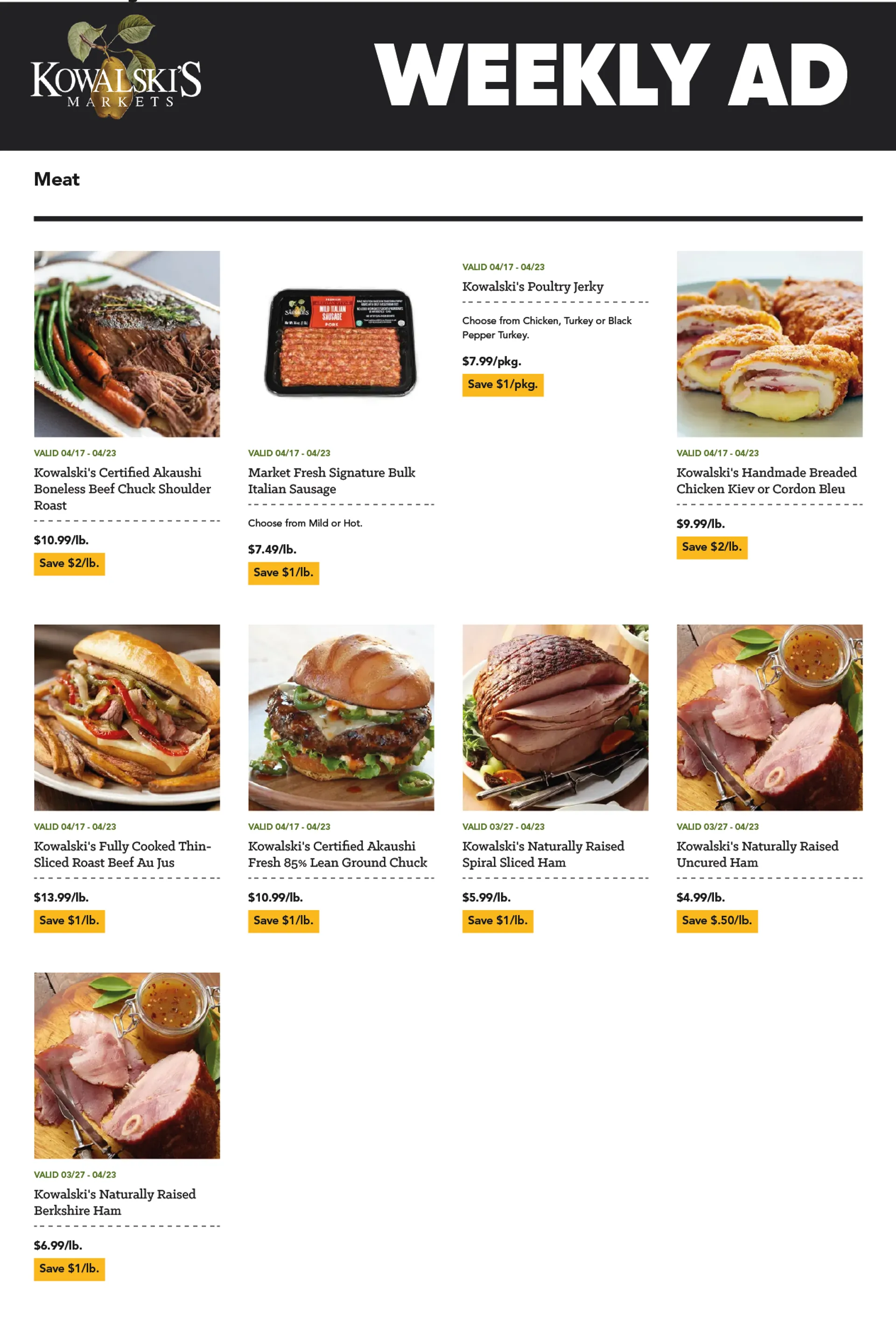 Weekly ad Kowalski's Weekly Ad from April 23 to April 23 2025 - Page 